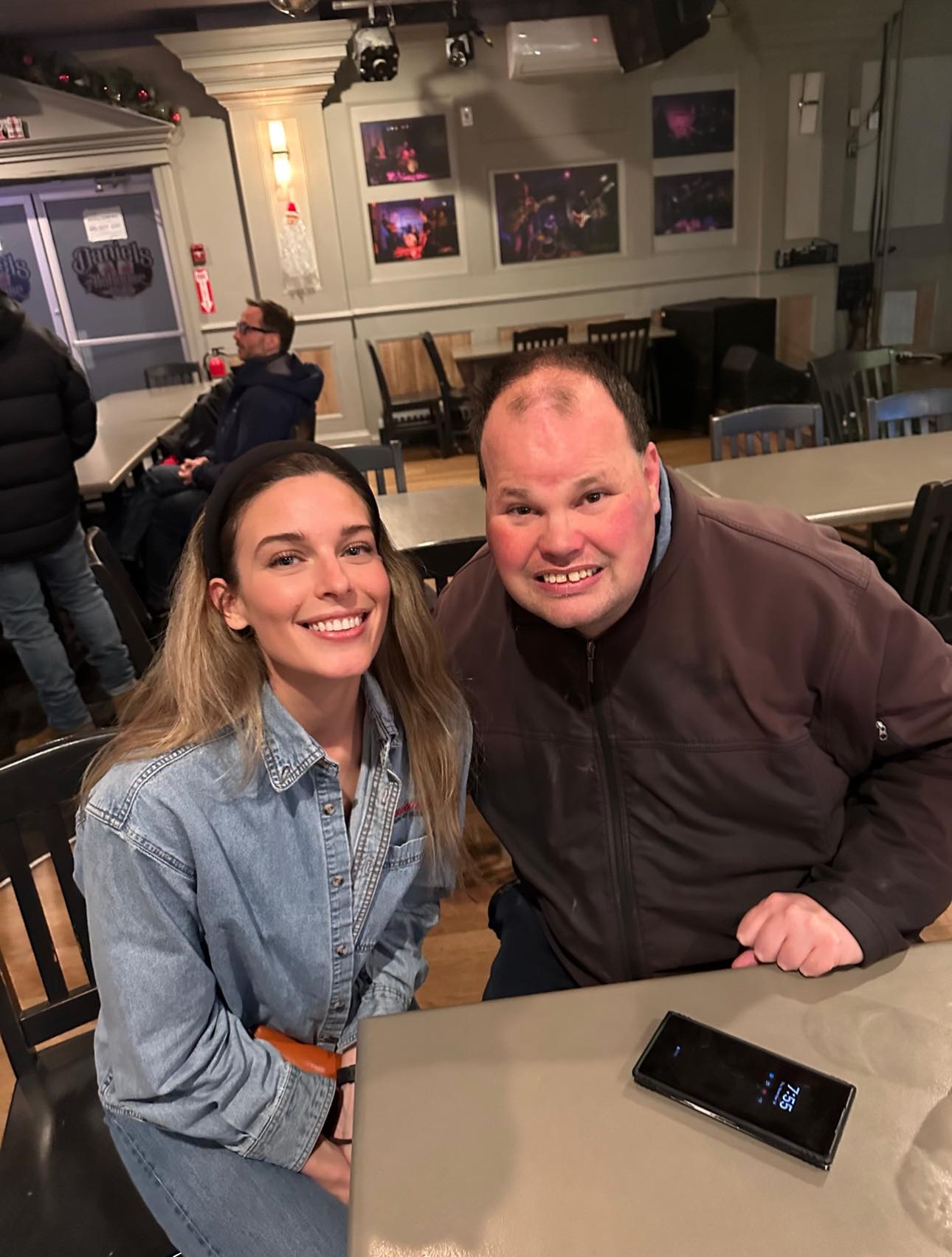 Me posing with a fan who loves my work