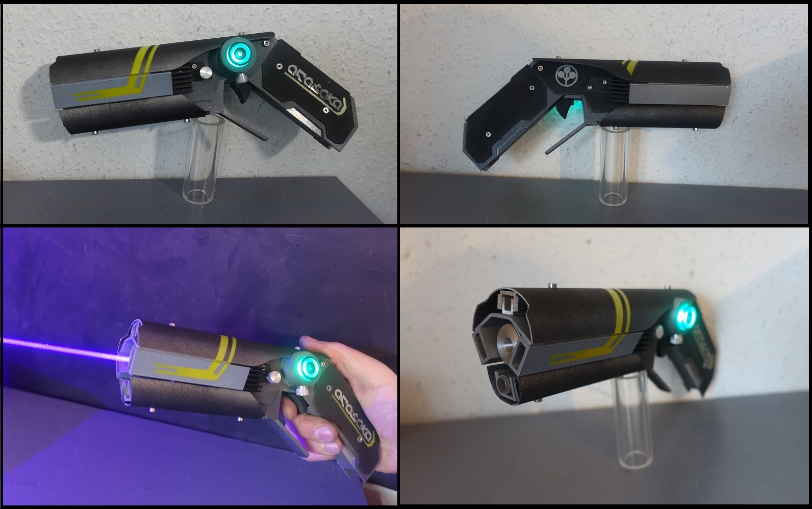 Custom Cyberpunk 2077 Arasaka-Themed Laser Gun