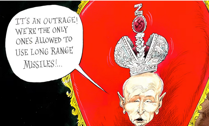 Putin's Displeasure with Ukrainian Long-Range Weapons