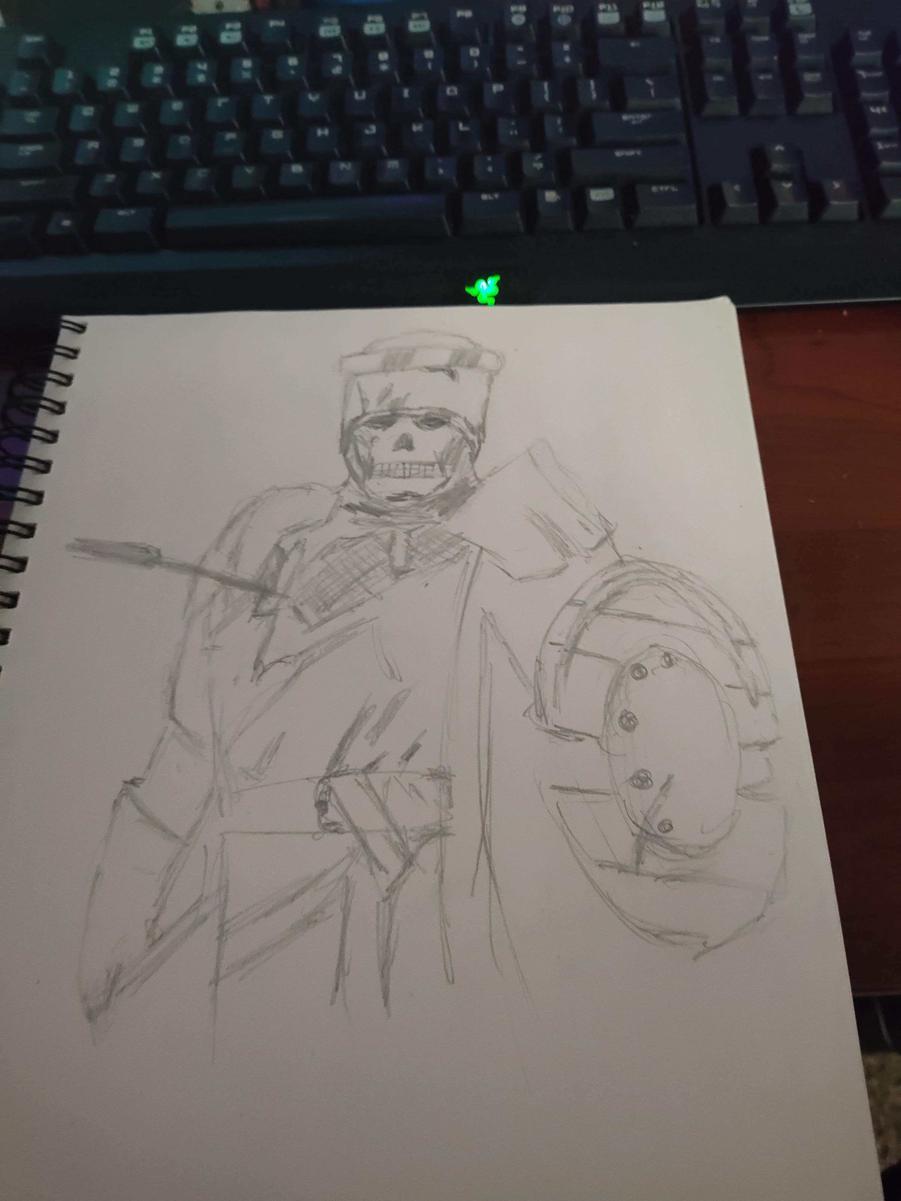 I Create Character Sketches Inspired by Raid Shadow Legends