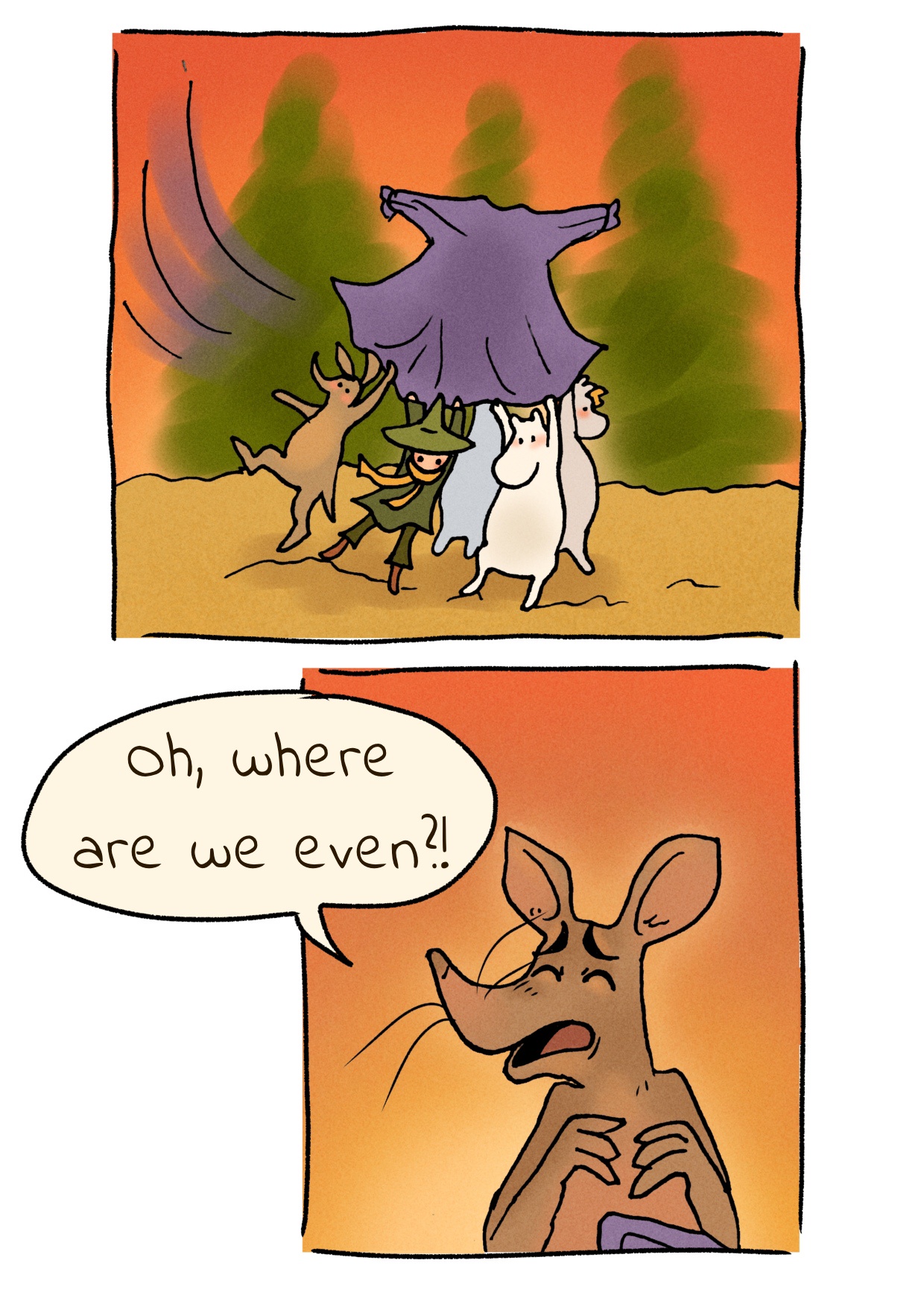 Exploring Moominland: Comic Strip 1