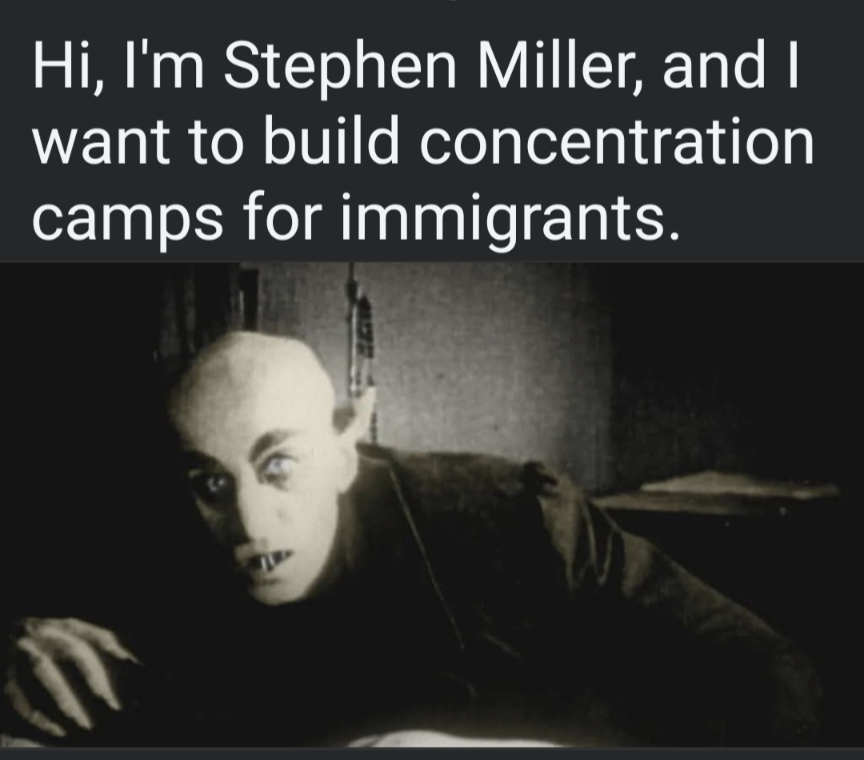 Nosferatu has taken residence in the White House!