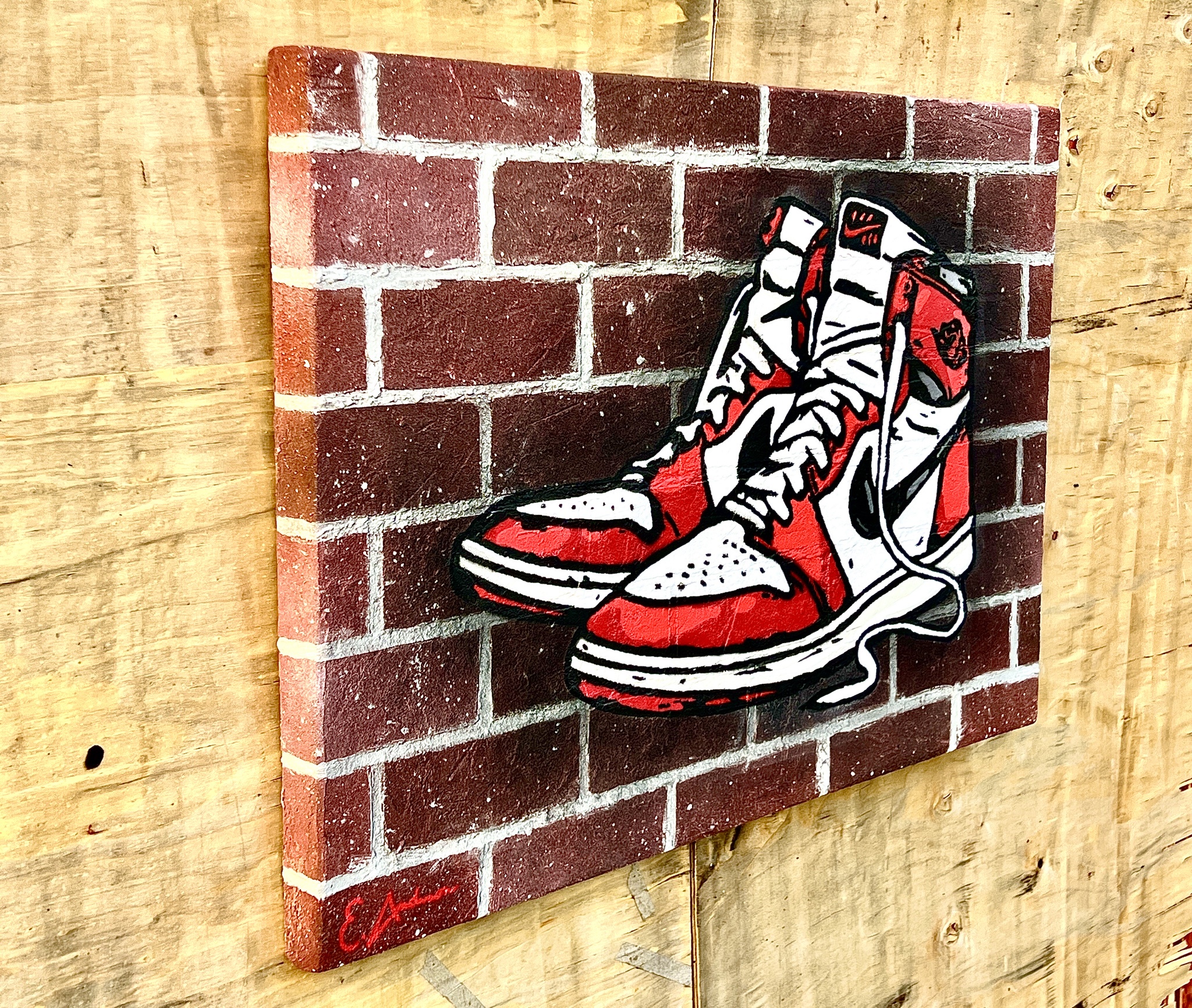 Stunning Original Paintings of Jordans (34x24 inches)