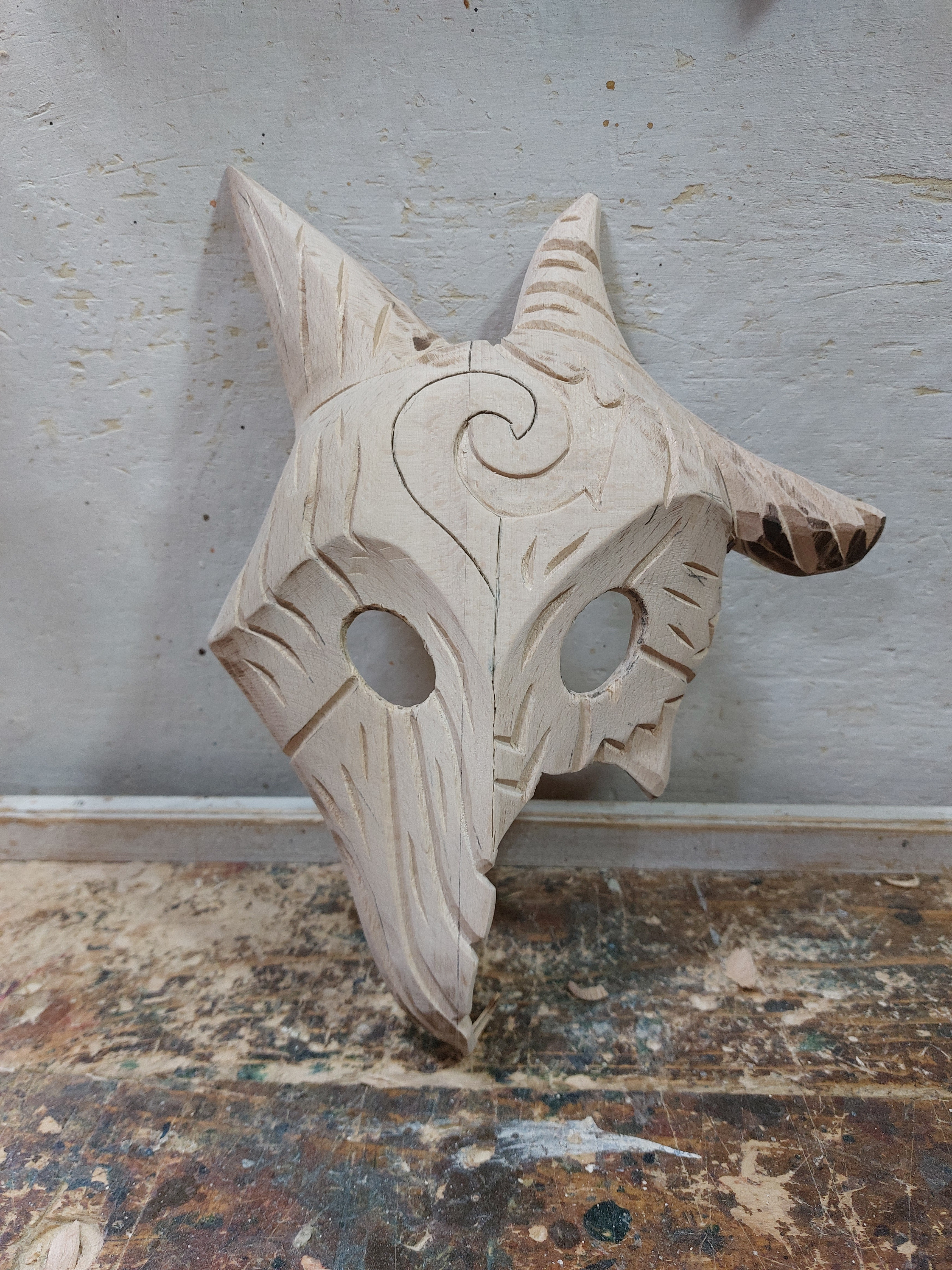 Crafting the Kindred Mask: A Journey in Art