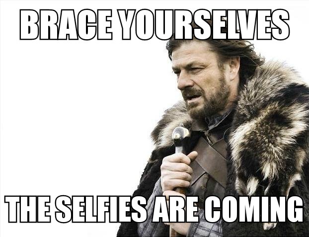 Brace yourself, it's about to happen!