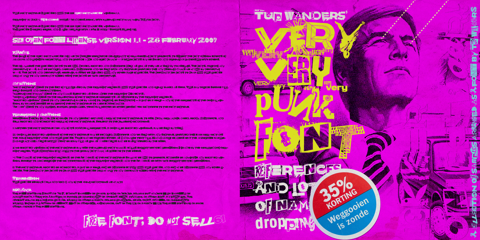 Check Out My Unique Punk Font Creation!