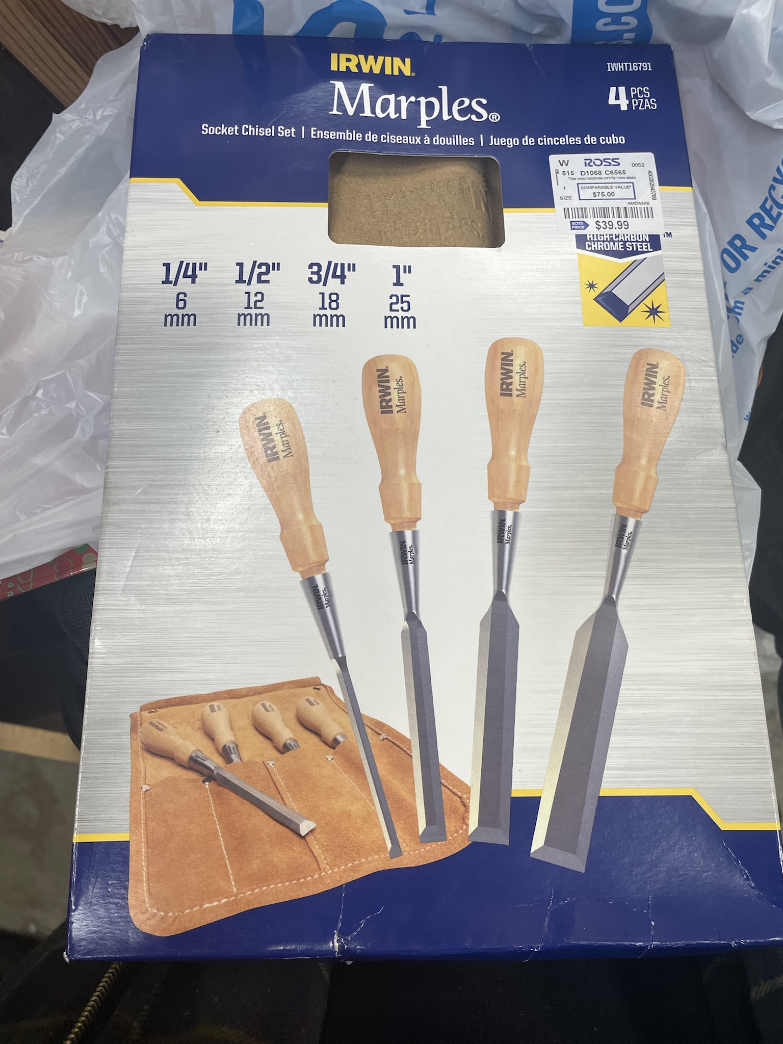 Discover the Irwin Marples Socket Chisel Set: A Craftsman's Essential