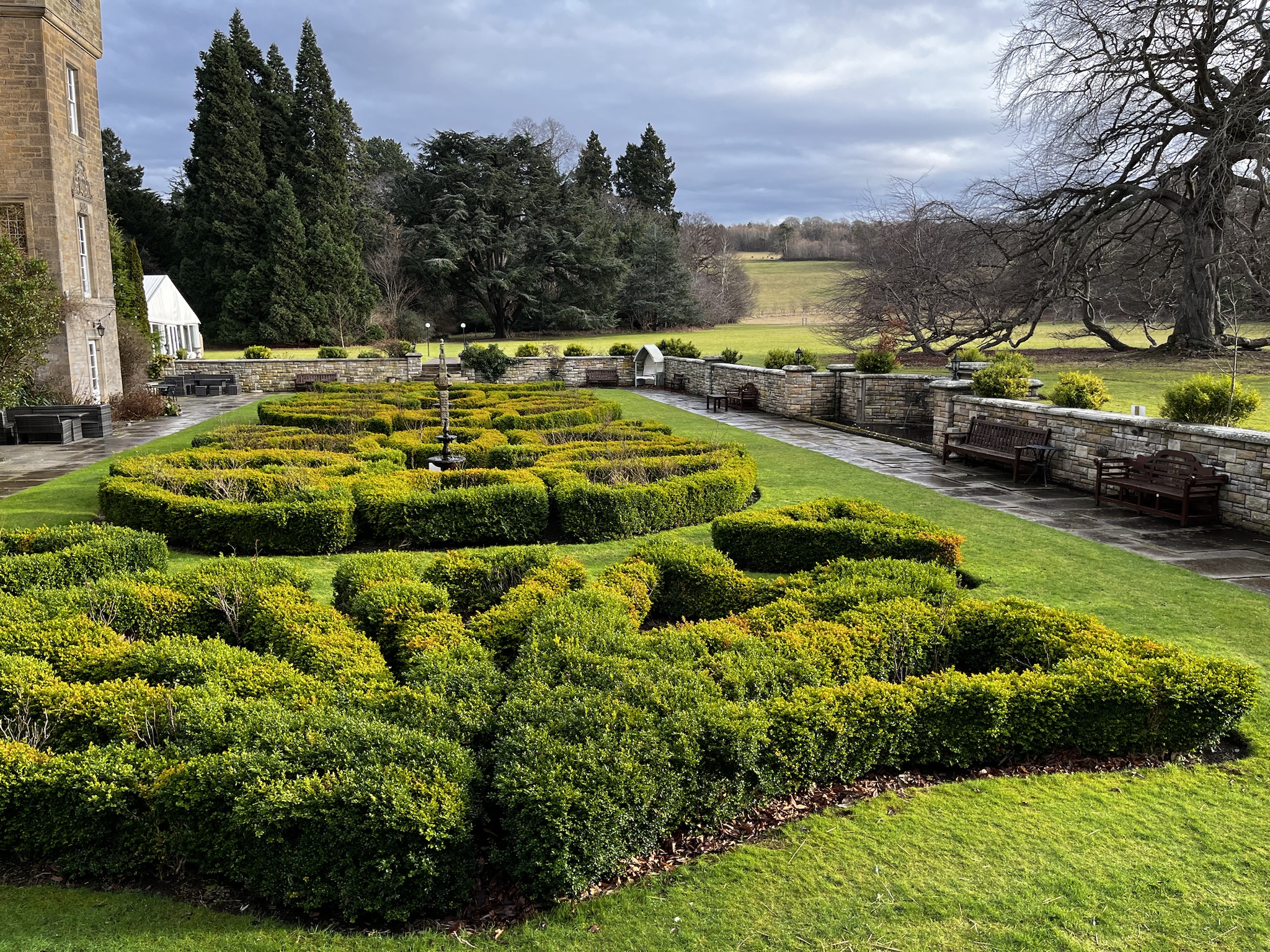 A Glimpse into the Manor House Garden