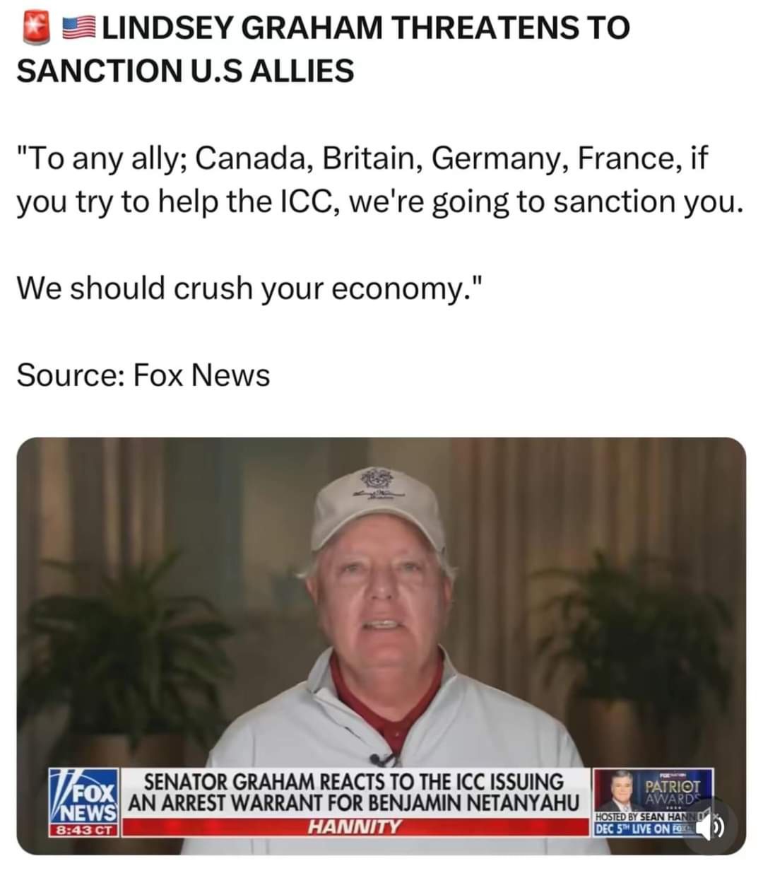 He boldly declared this in a public forum... Welcome to the era of kakistocracy.
