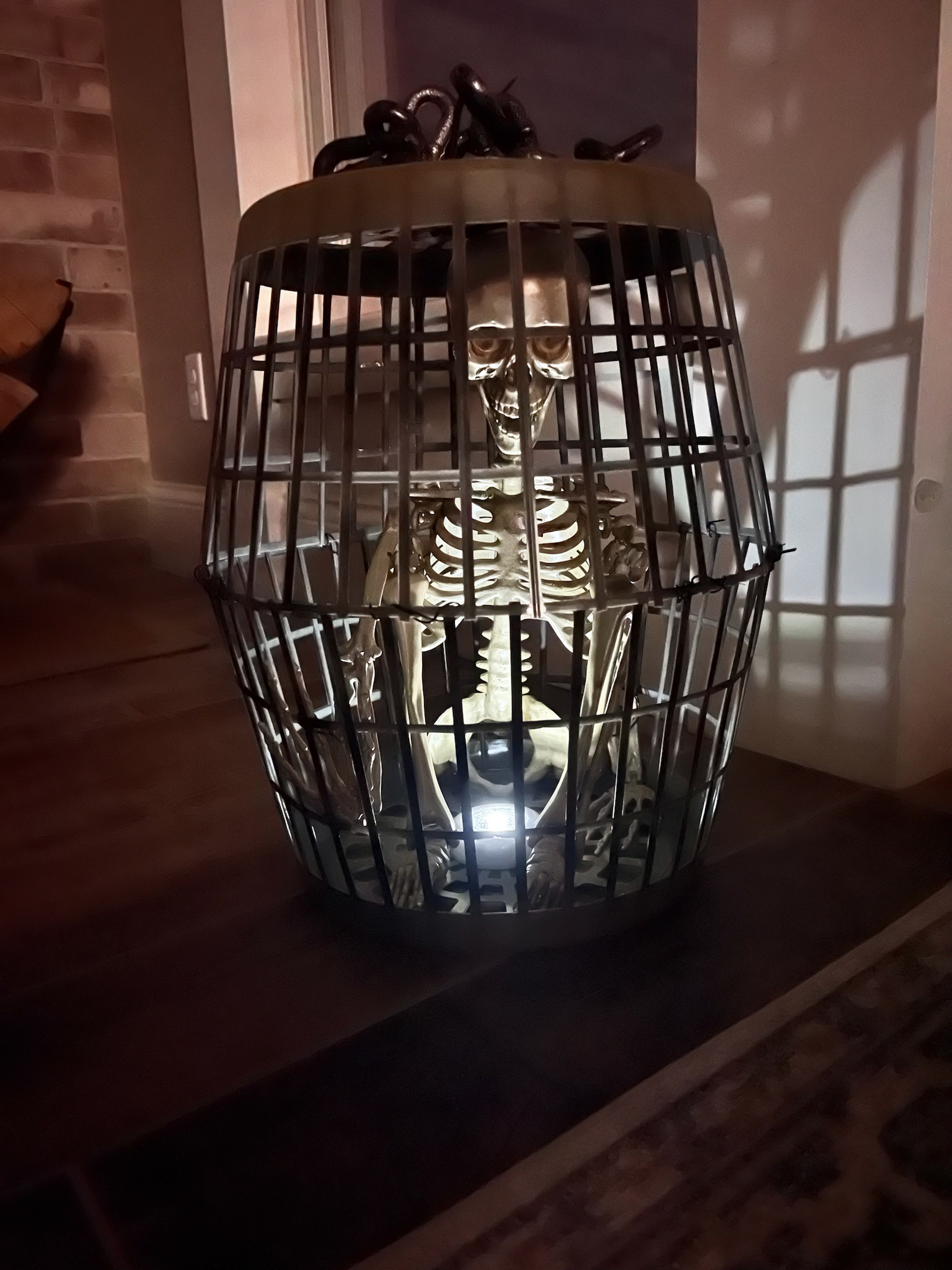 Just Two Affordable Laundry Baskets, Some Batteries, and a Skeleton – Happy Halloween, Everyone!