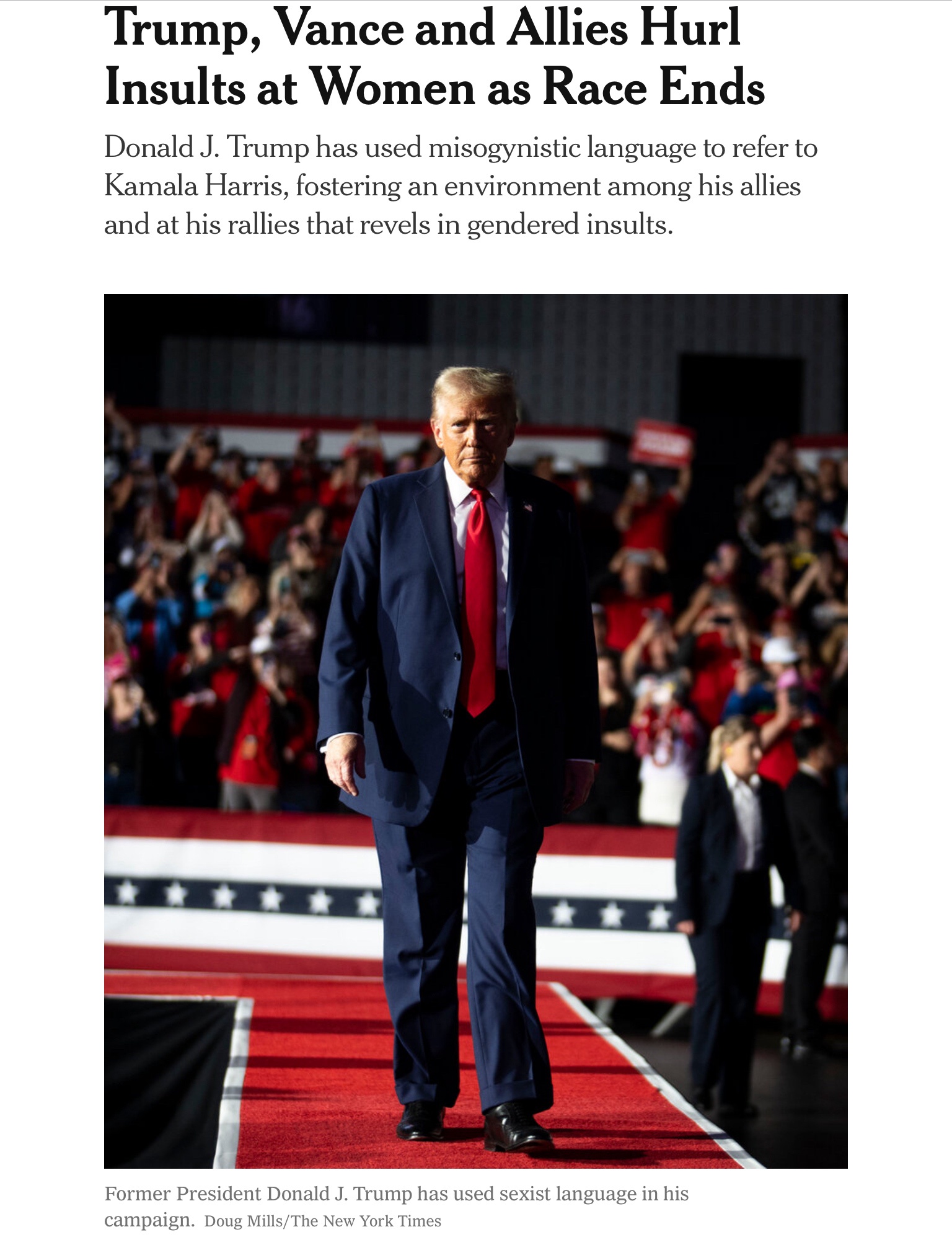 For Heaven's Sake! He Finally Realized No Rational Woman Will Support Him, So He's Going All Out Against Women!