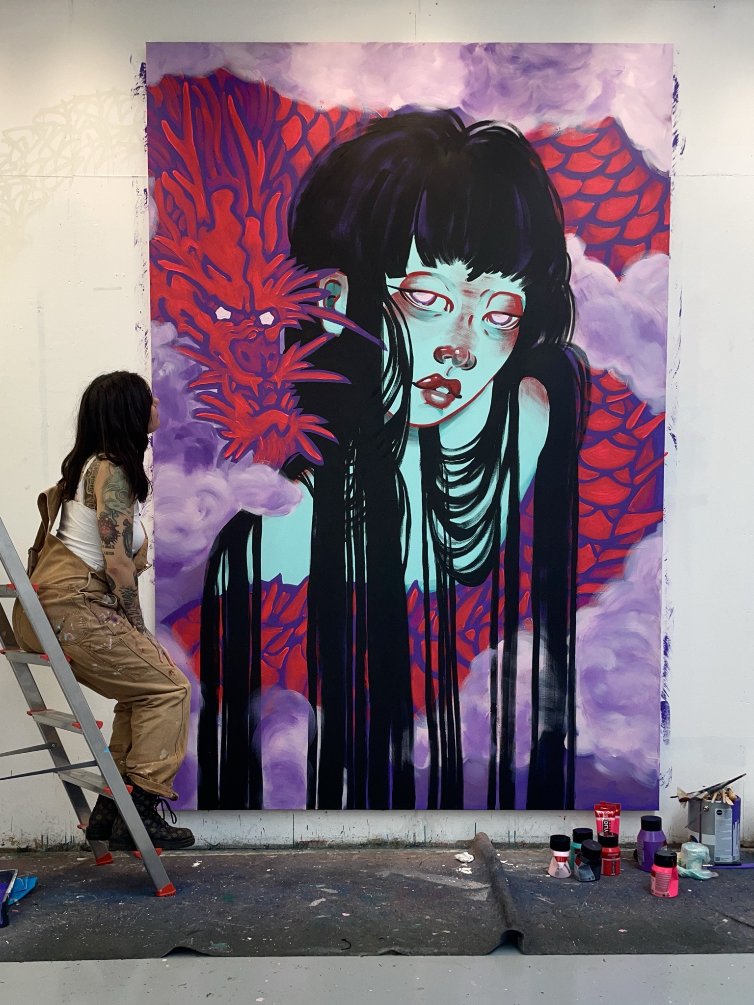 Stunning 200x300cm Acrylic Artwork Commission
