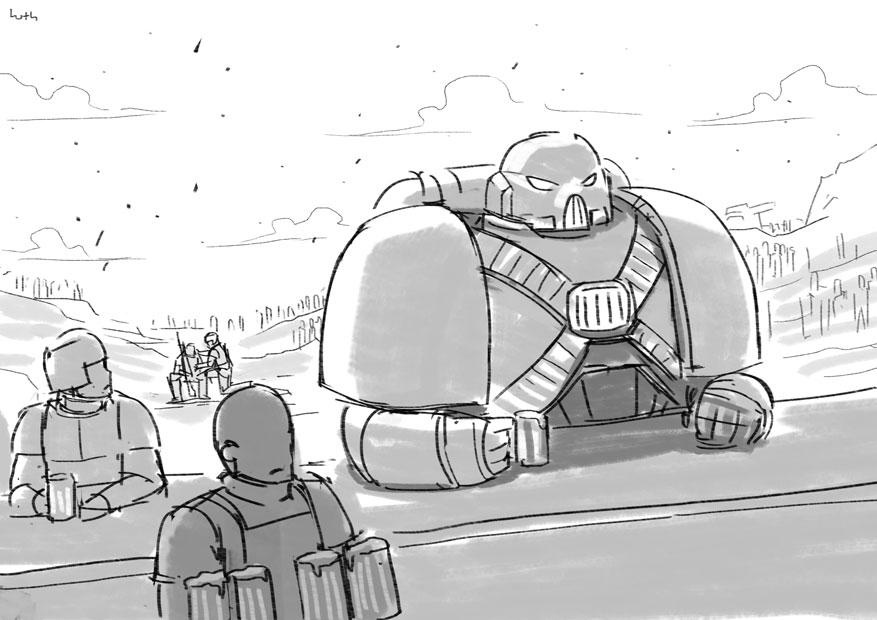 Luth: The Ultimate 40k Scribbler Extraordinaire
