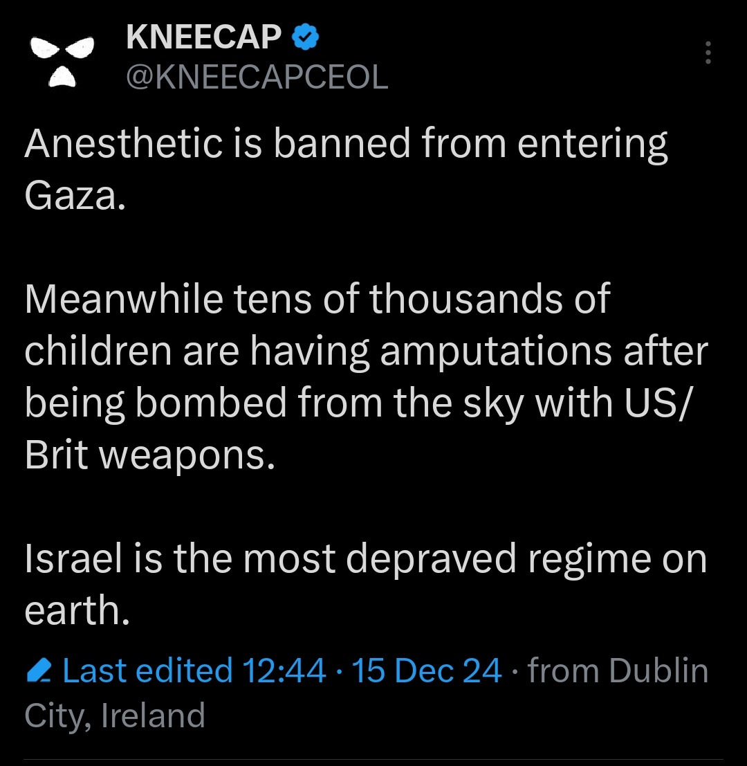 End the inhumanity in Israel and support the freedom of Palestine.