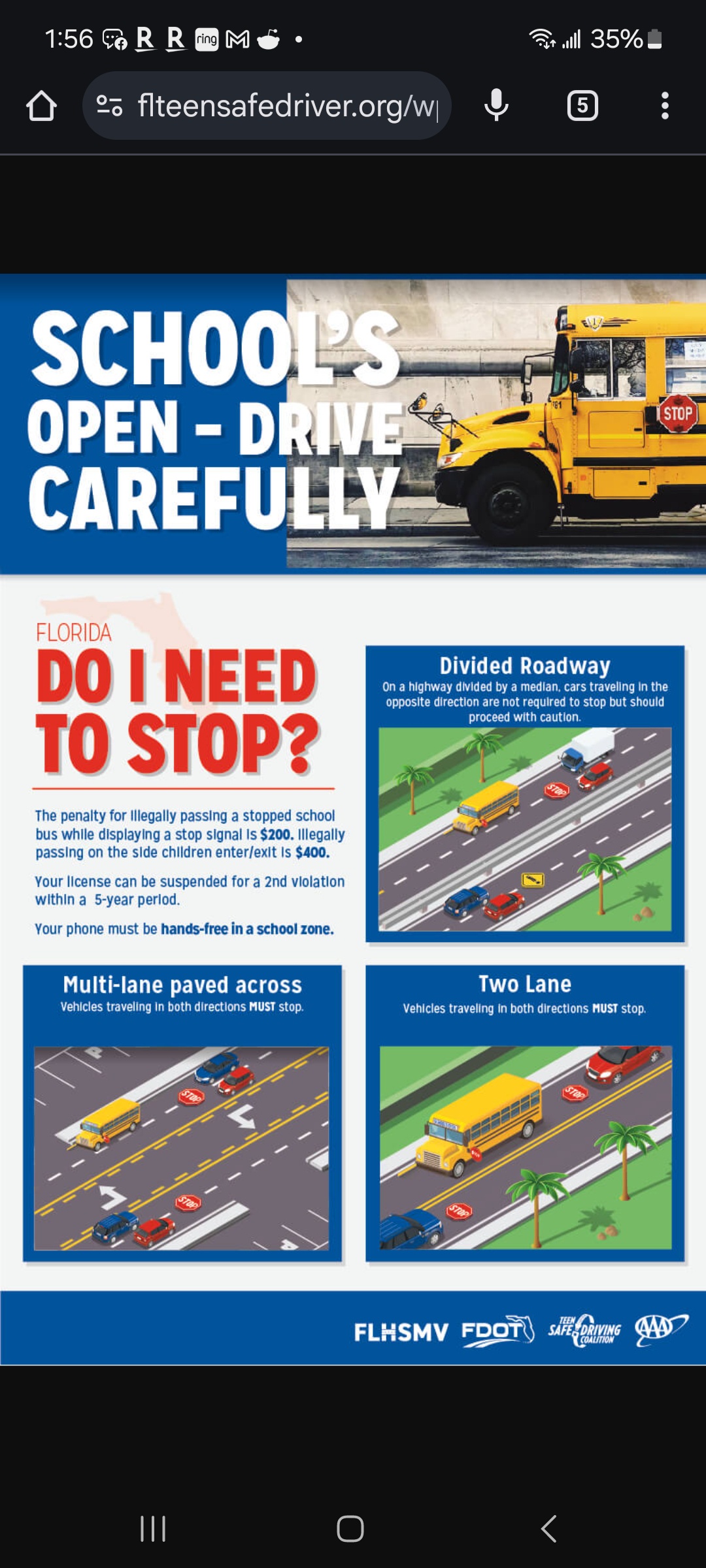 Understanding School Bus Safety Laws in Florida and Pennsylvania