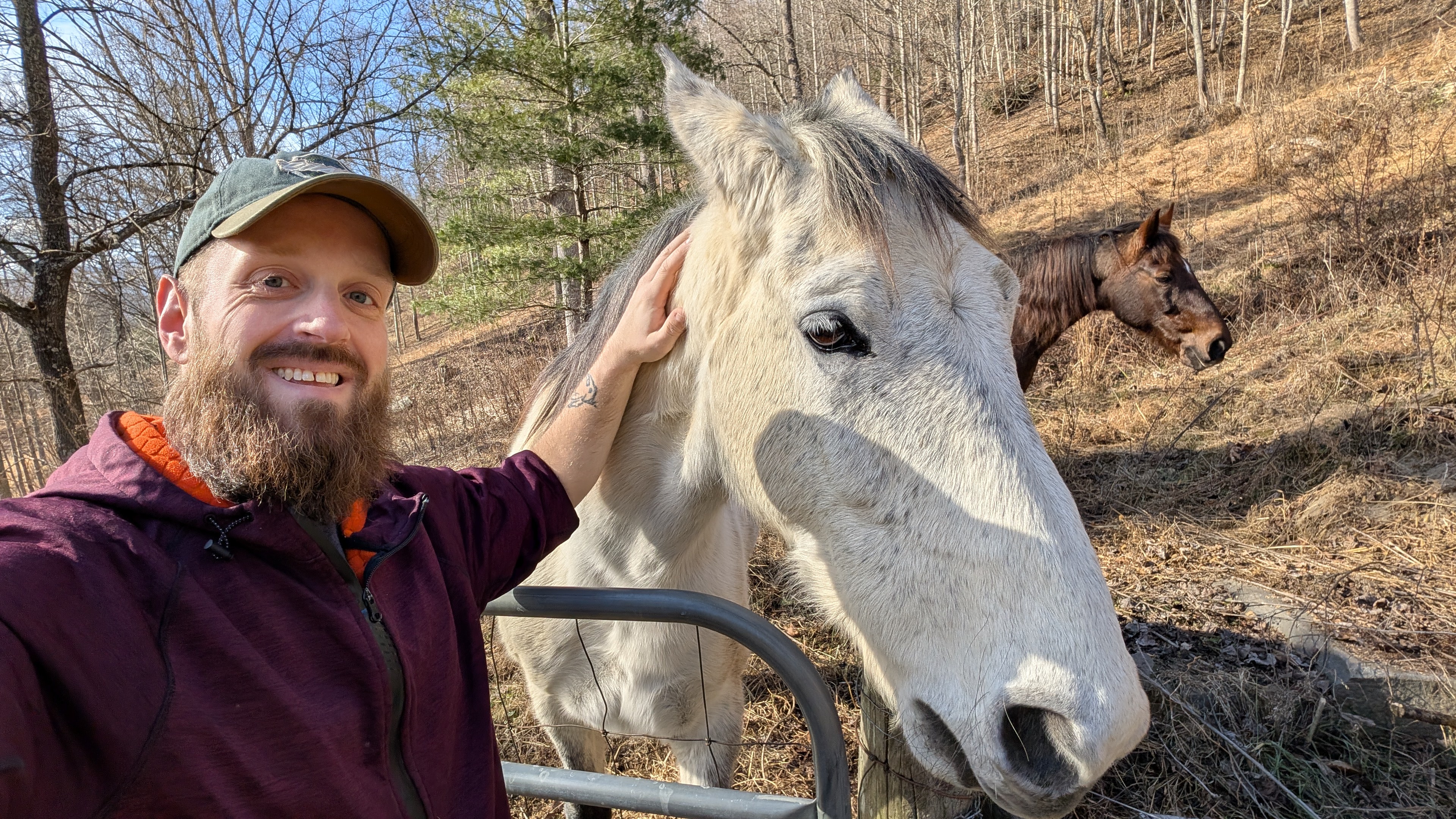 Capturing the holiday spirit with a Christmas selfie from Asheville, NC!