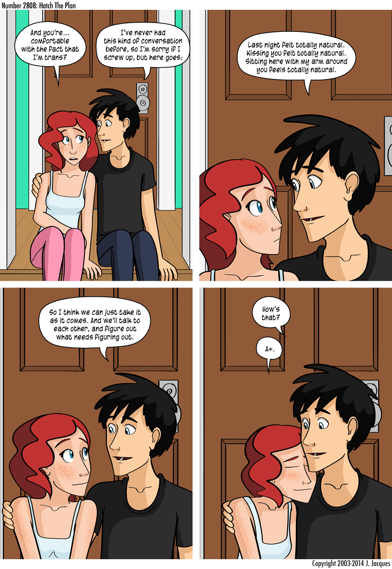 Questionable Content: Let's Hatch a Plan