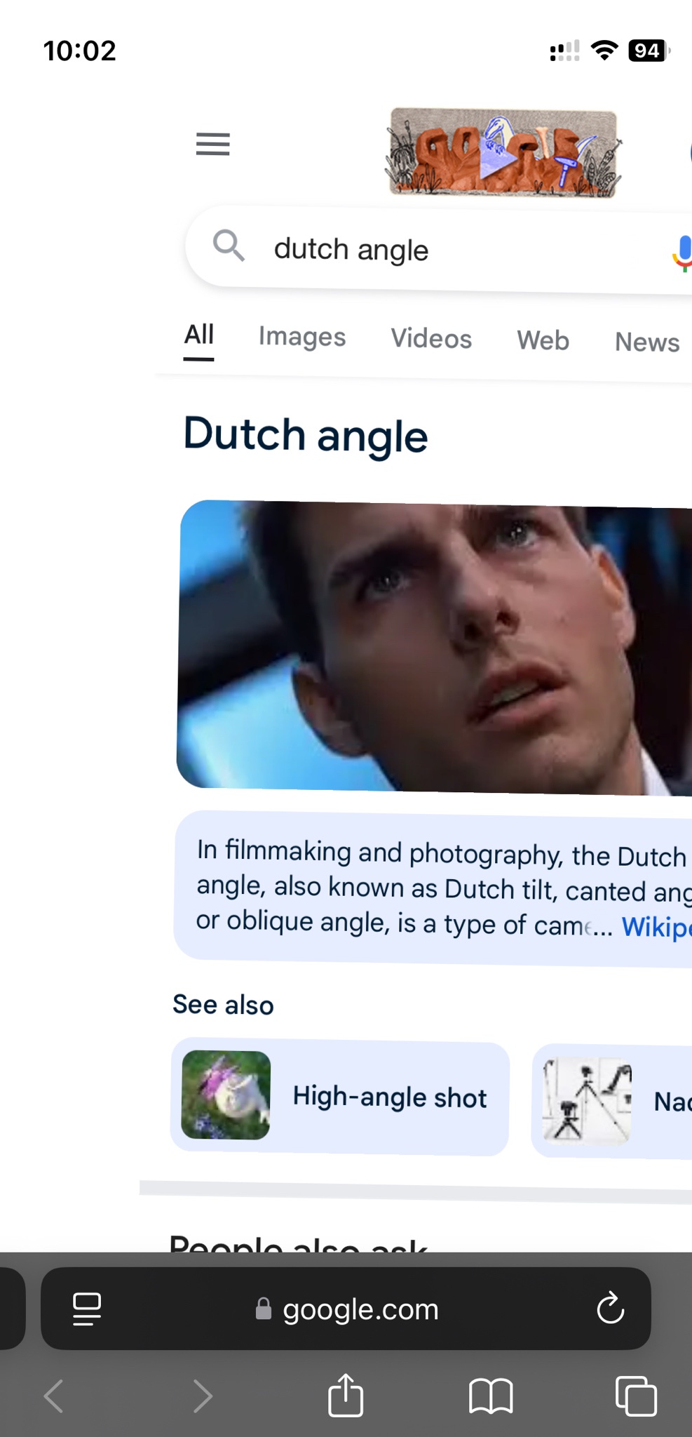 Exploring the Distorted World of Dutch Angle Google