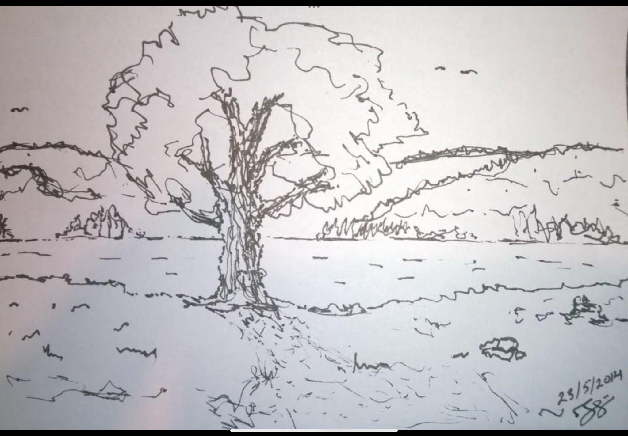 Doodling just for a friend’s sake.