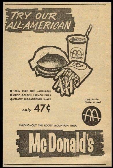 A McDonald's Meal for Just 47 Cents in 1964—That's Like $4.78 Today!