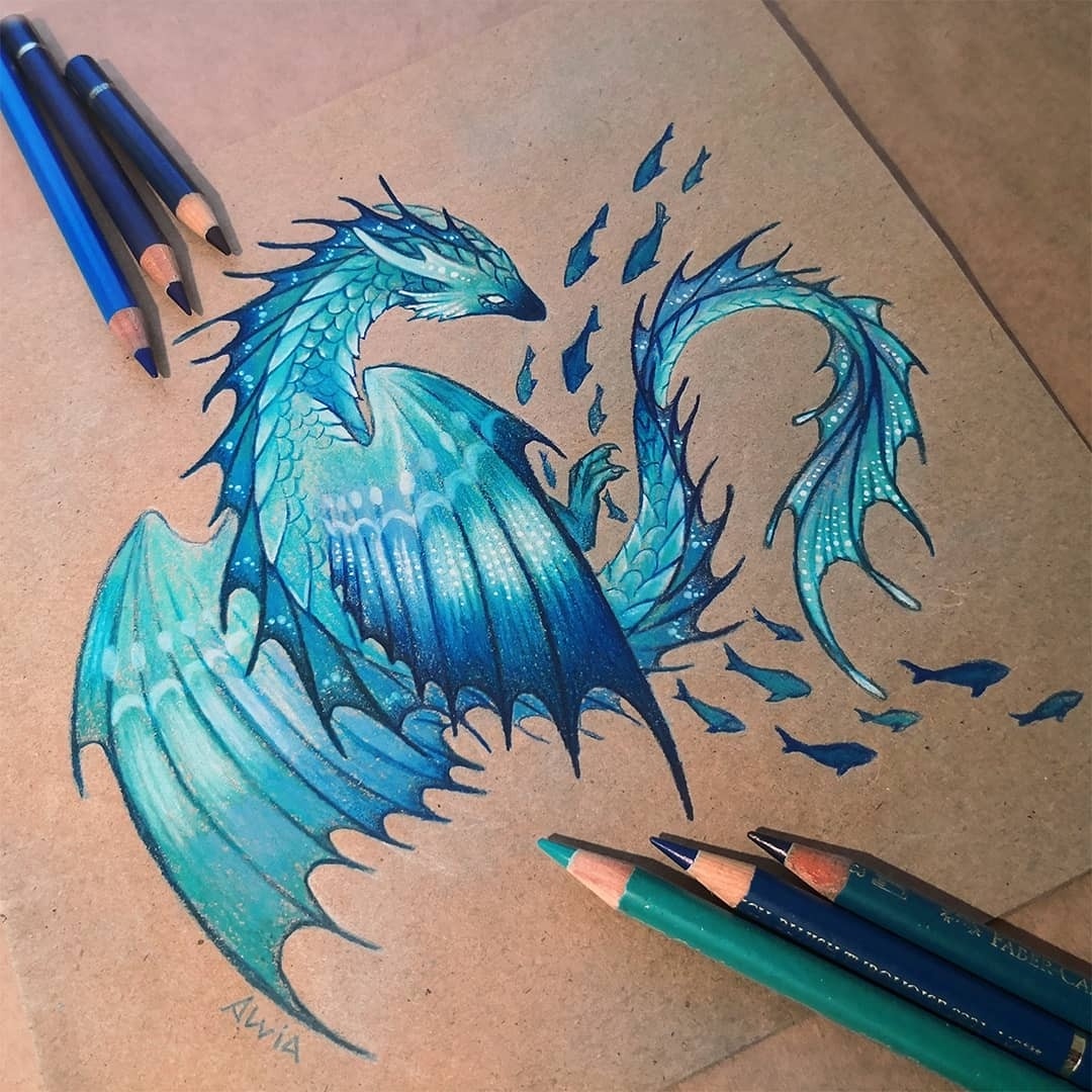 Majestic Water Dragon Unleashed