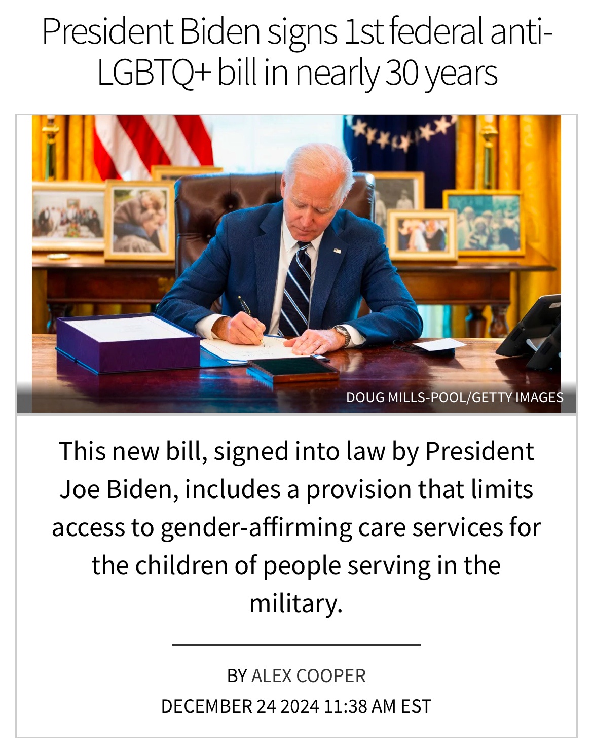 A big thank you to the Democrats for everything!