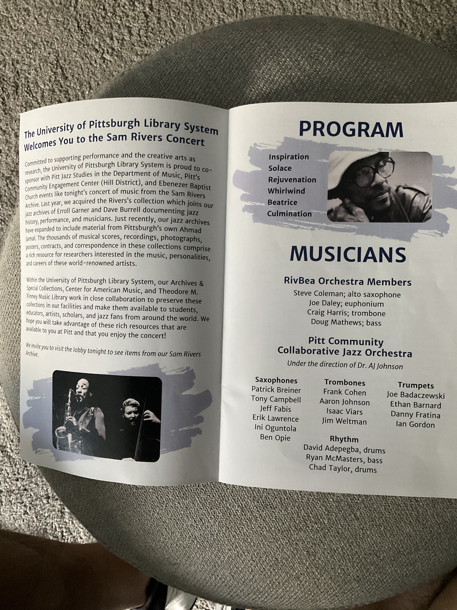 Experience the Vibes: Sam Rivers Concert II