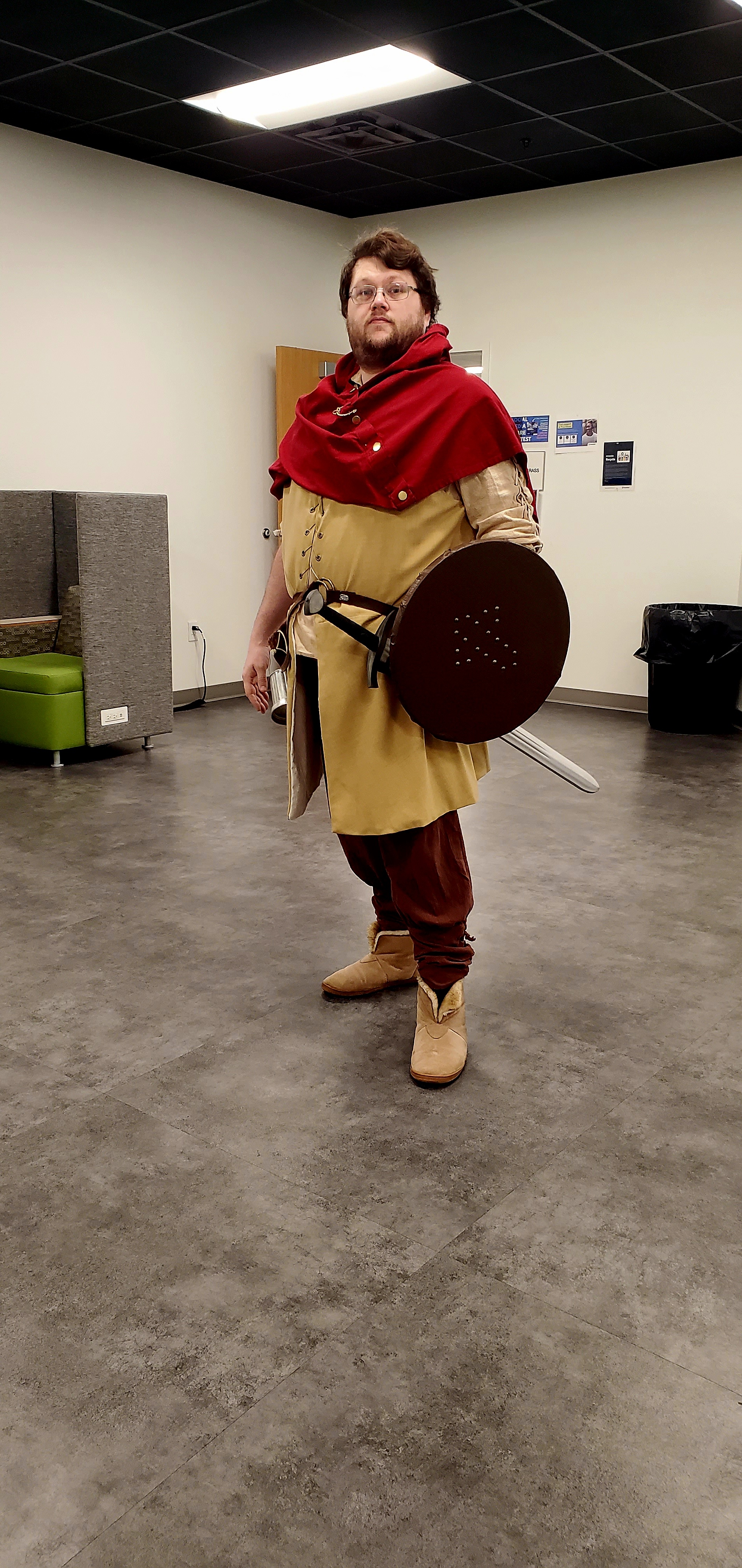 Rocking my adventurer outfit for Halloween at the office this year!
