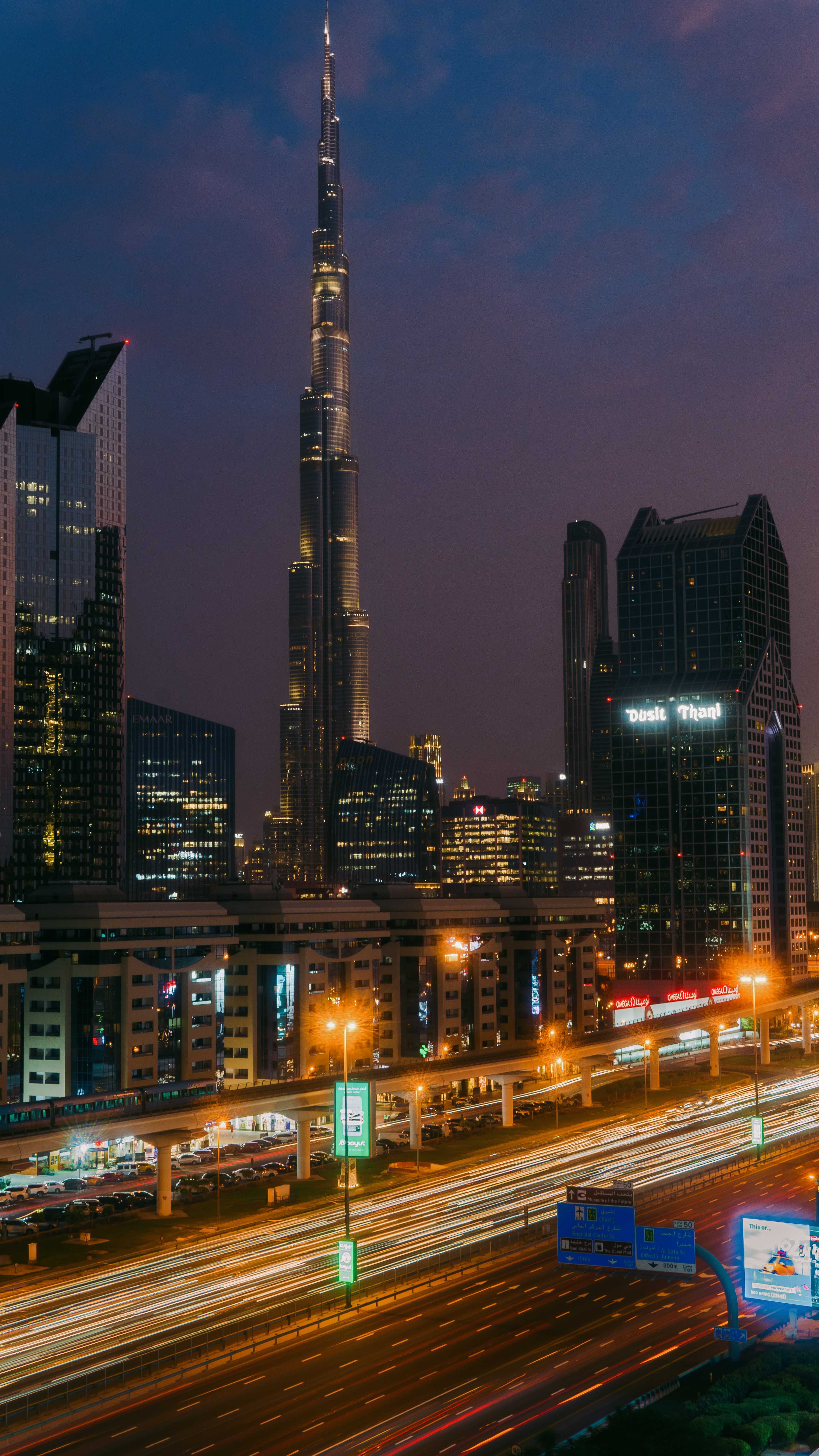 The iconic Burj Khalifa standing tall