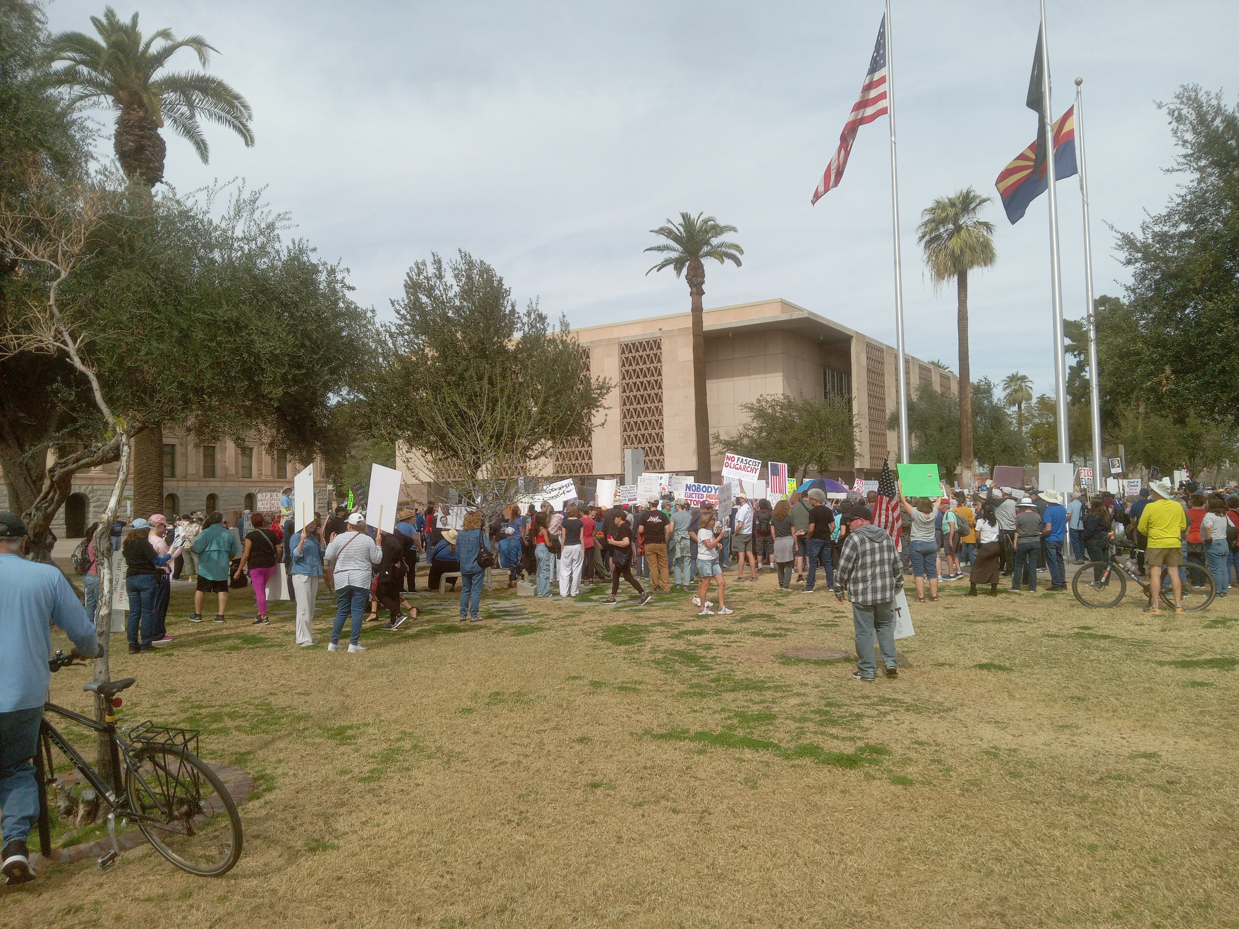 Arizona's Presidents Day Protest: We're Here and We're Loud!