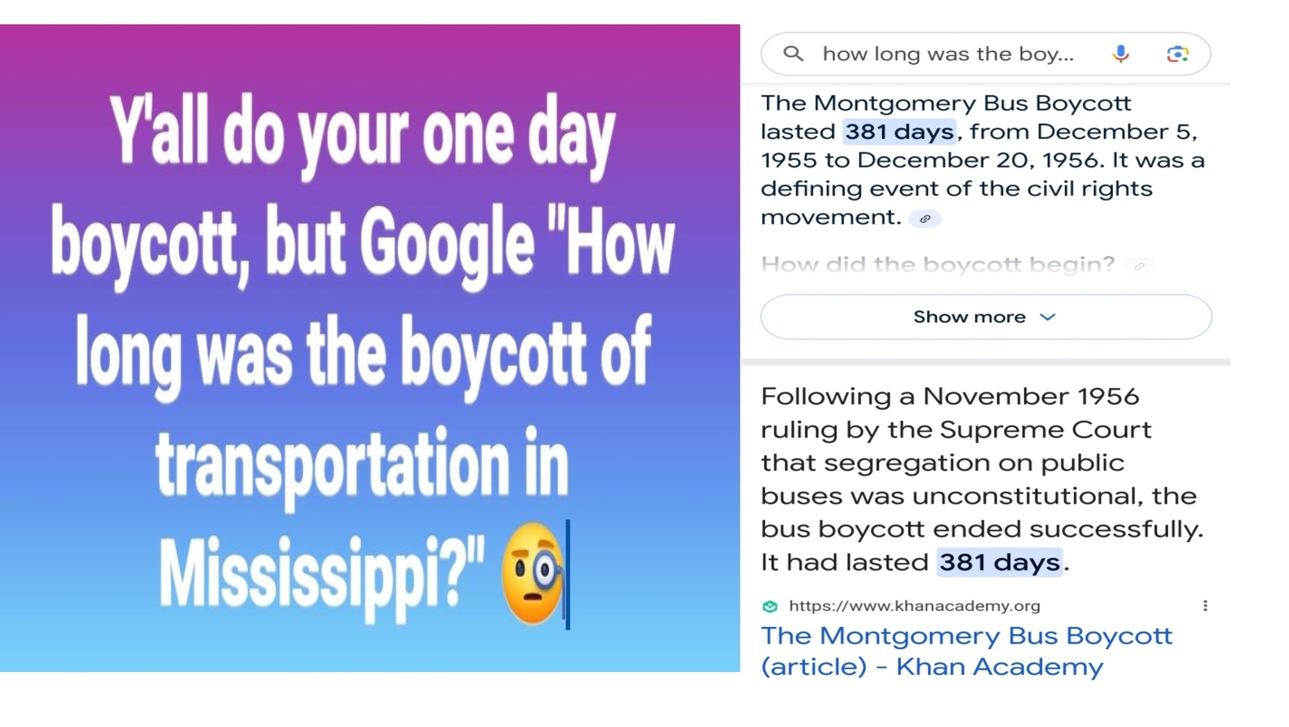 Boycott... This isn't a new issue, and one day of action won't be enough. Just ask someone who's been around for a while; this is a long journey!