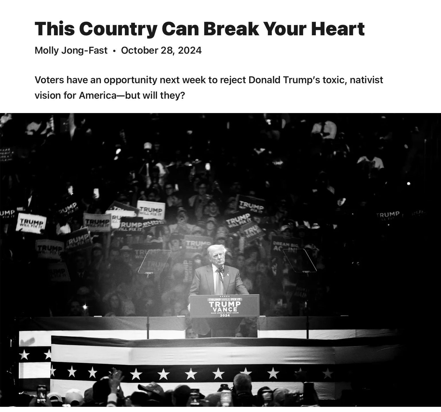 The Tension of American Democracy: Will Voters Trust Trump with the Constitution?