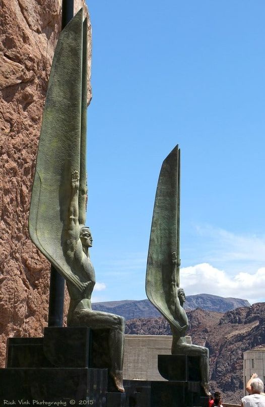 Stunning Winged Sculptures at Hoover Dam