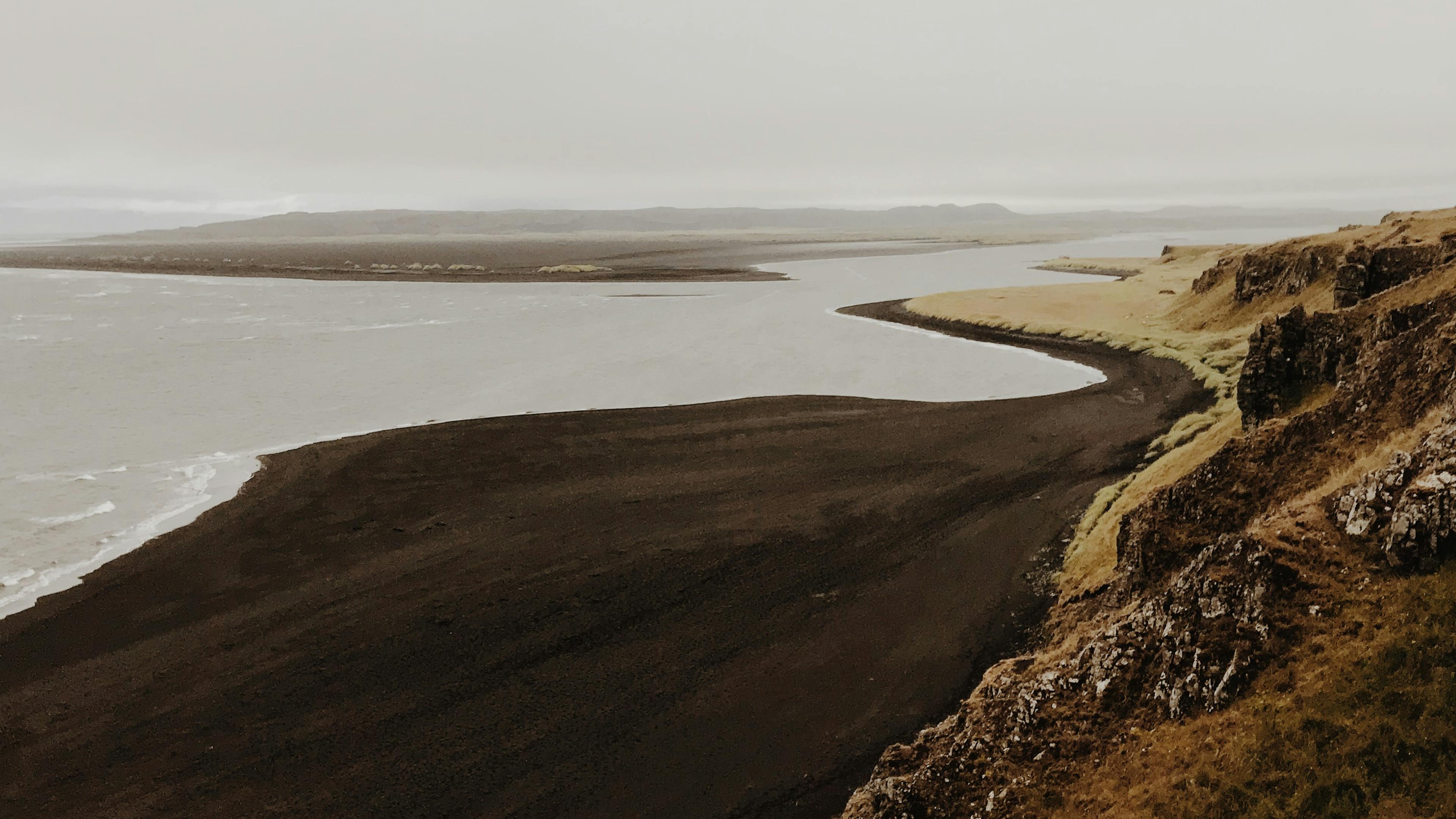 Mysterious Fog Envelops the Icelandic Coast