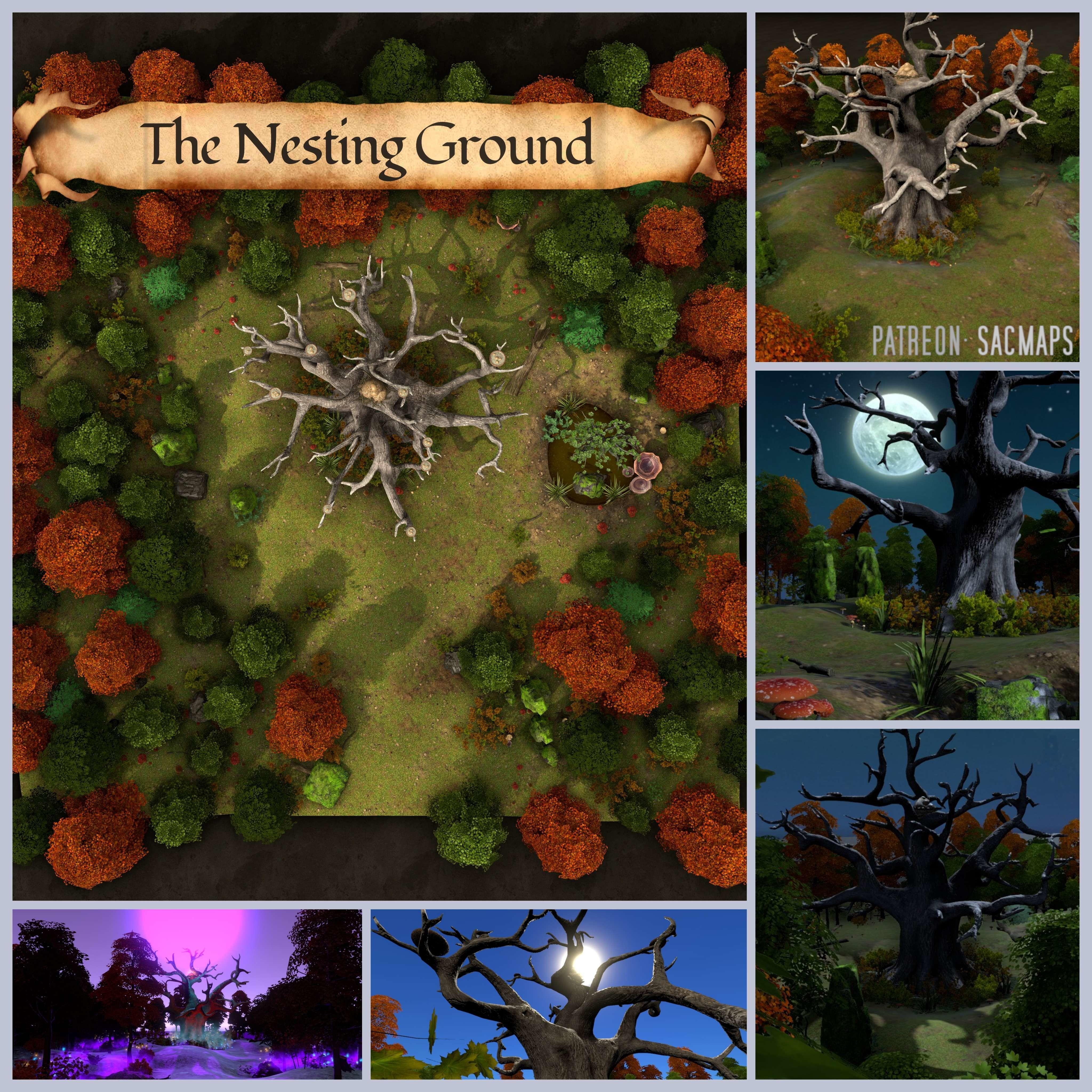 Explore The Nesting Ground: Your Ultimate Source for Free DnD and TTRPG Maps