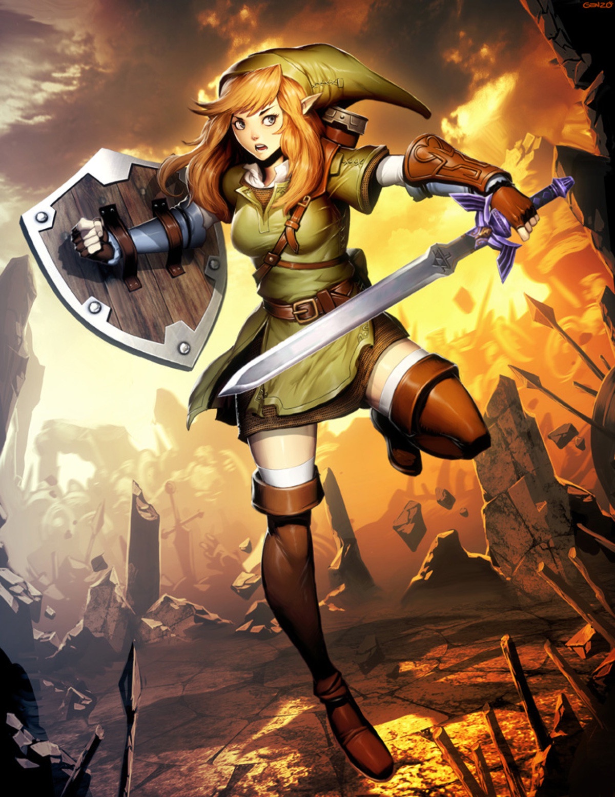 Imagine if Zelda were a girl - what would that look like?