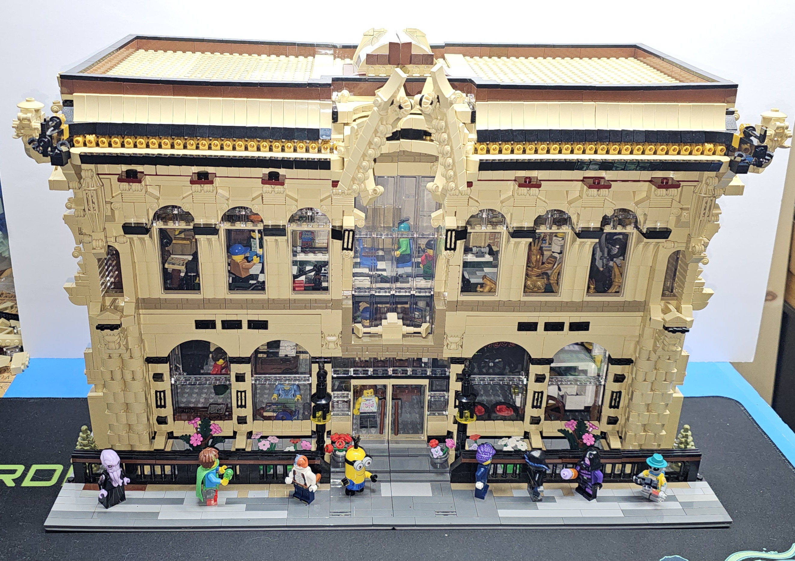 I revamped my museum with a taller structure and a new facade! Check out the before and after pics and share your thoughts.