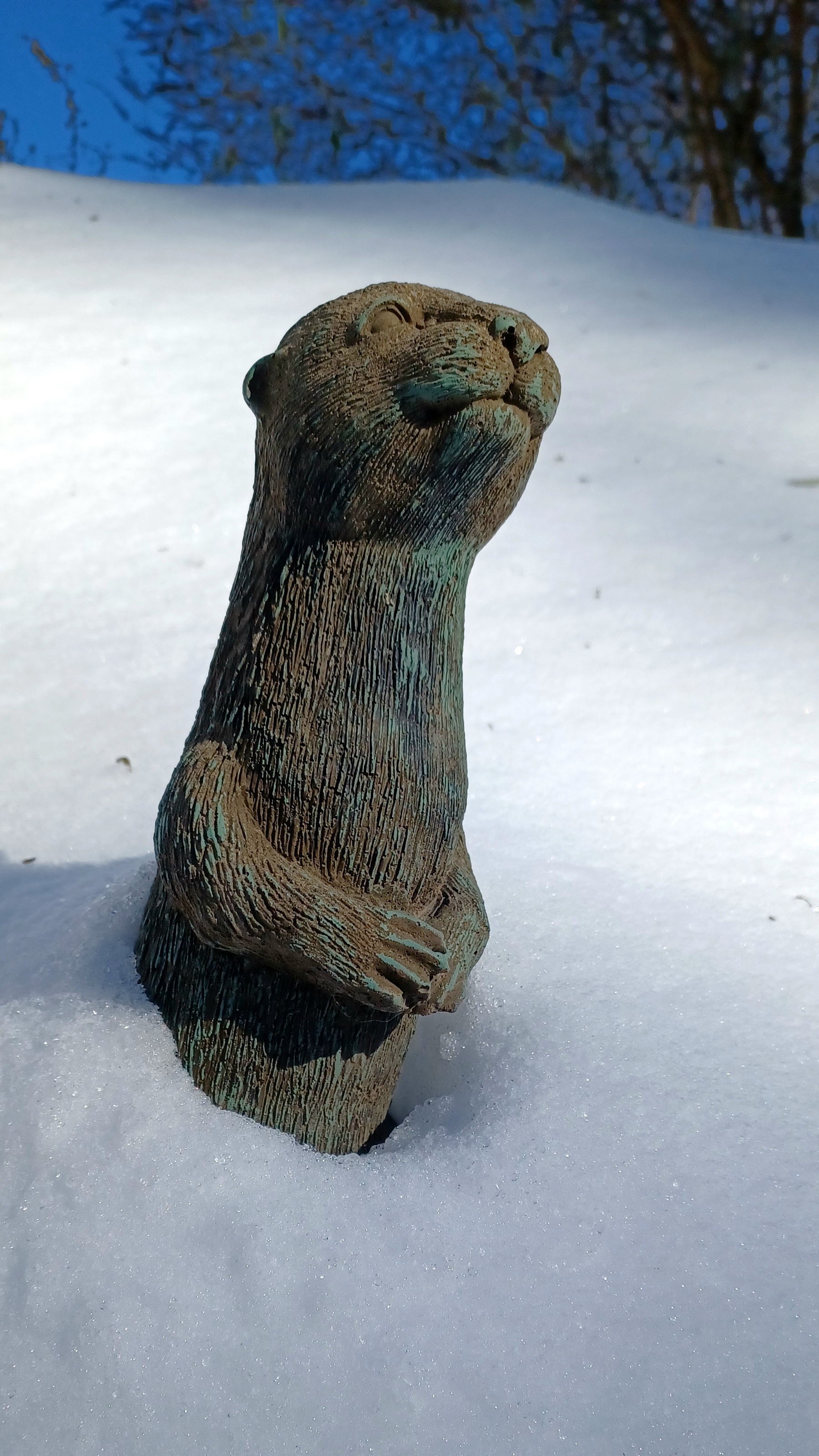 Snowy Days Bring Pure Joy to This Happy Otter