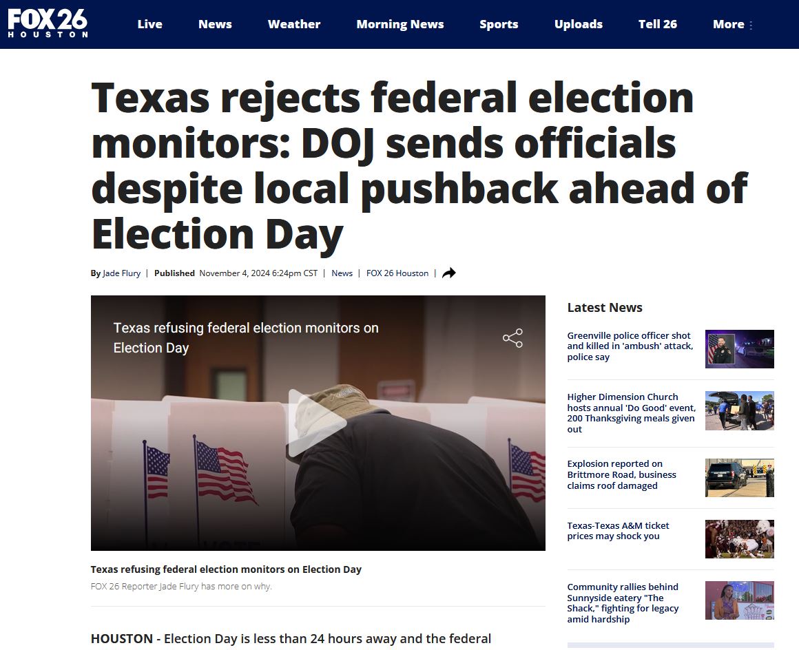 Important Reminder: The Impact of Election Monitoring