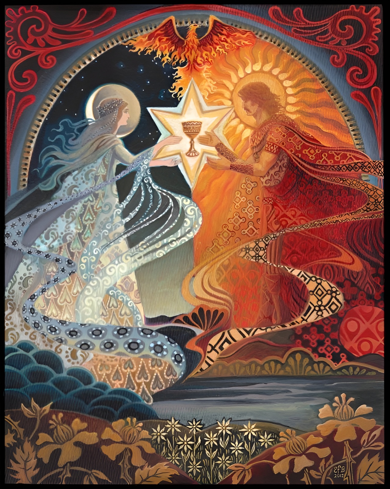 Enchanting Alchemical Wedding Art by Emily Balivet