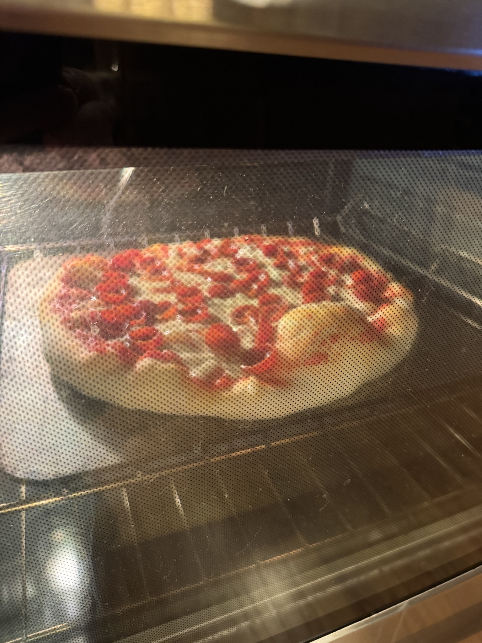 Pizza with an Unexpected Bump