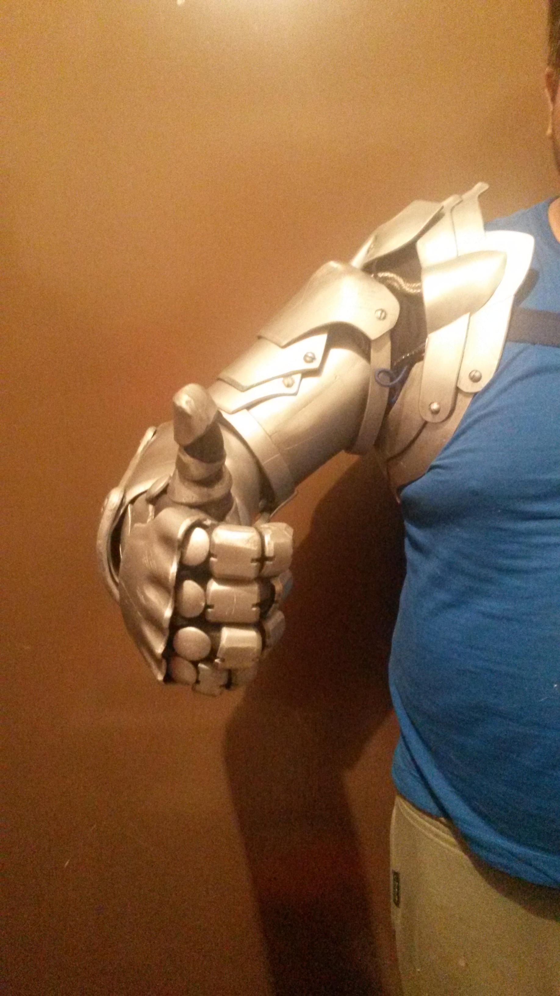 Check out Edward's arm from Fullmetal Alchemist, courtesy of @TheSexyBatman!