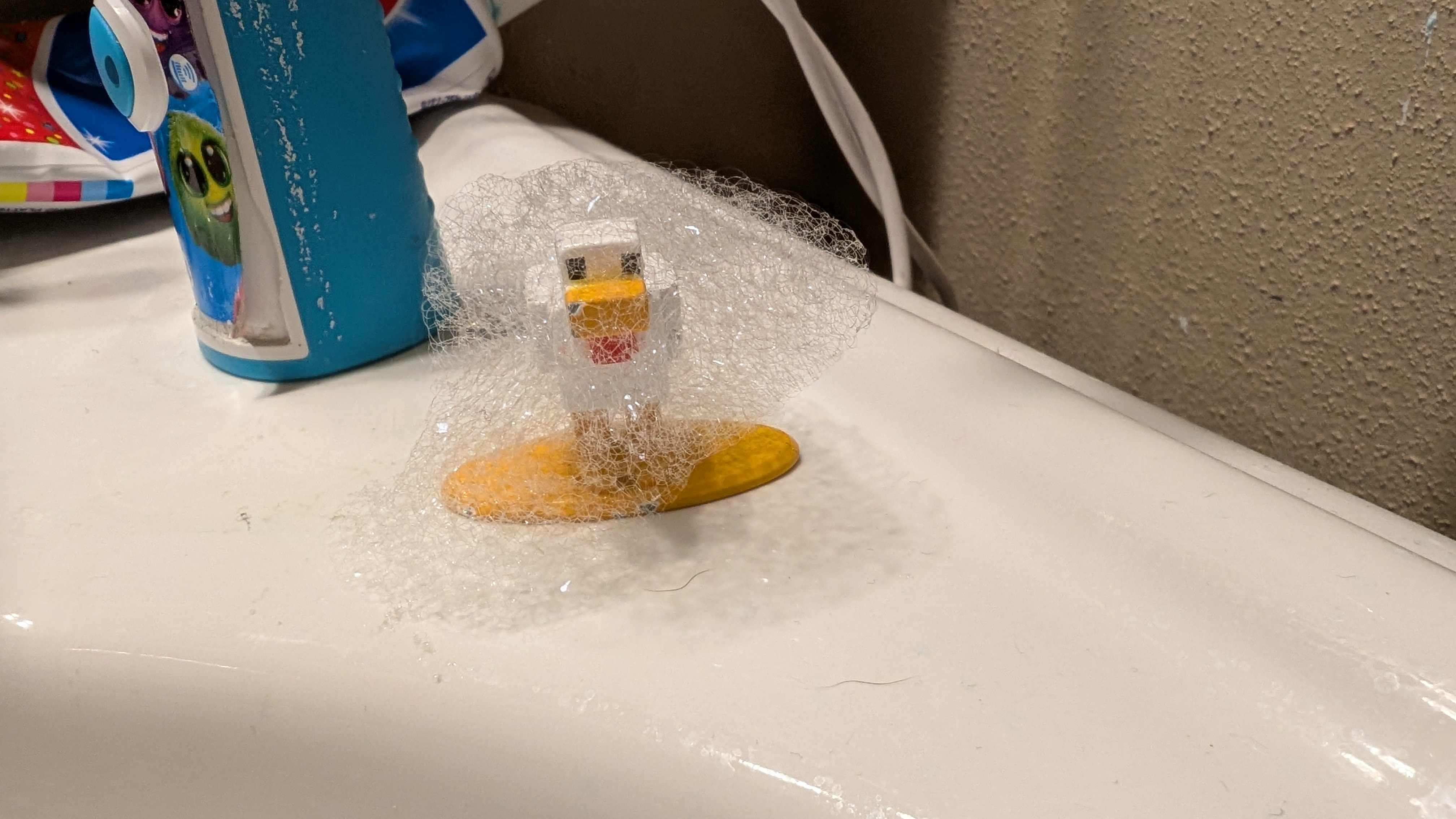 When Your Chicken Gets a Sudsy Surprise!