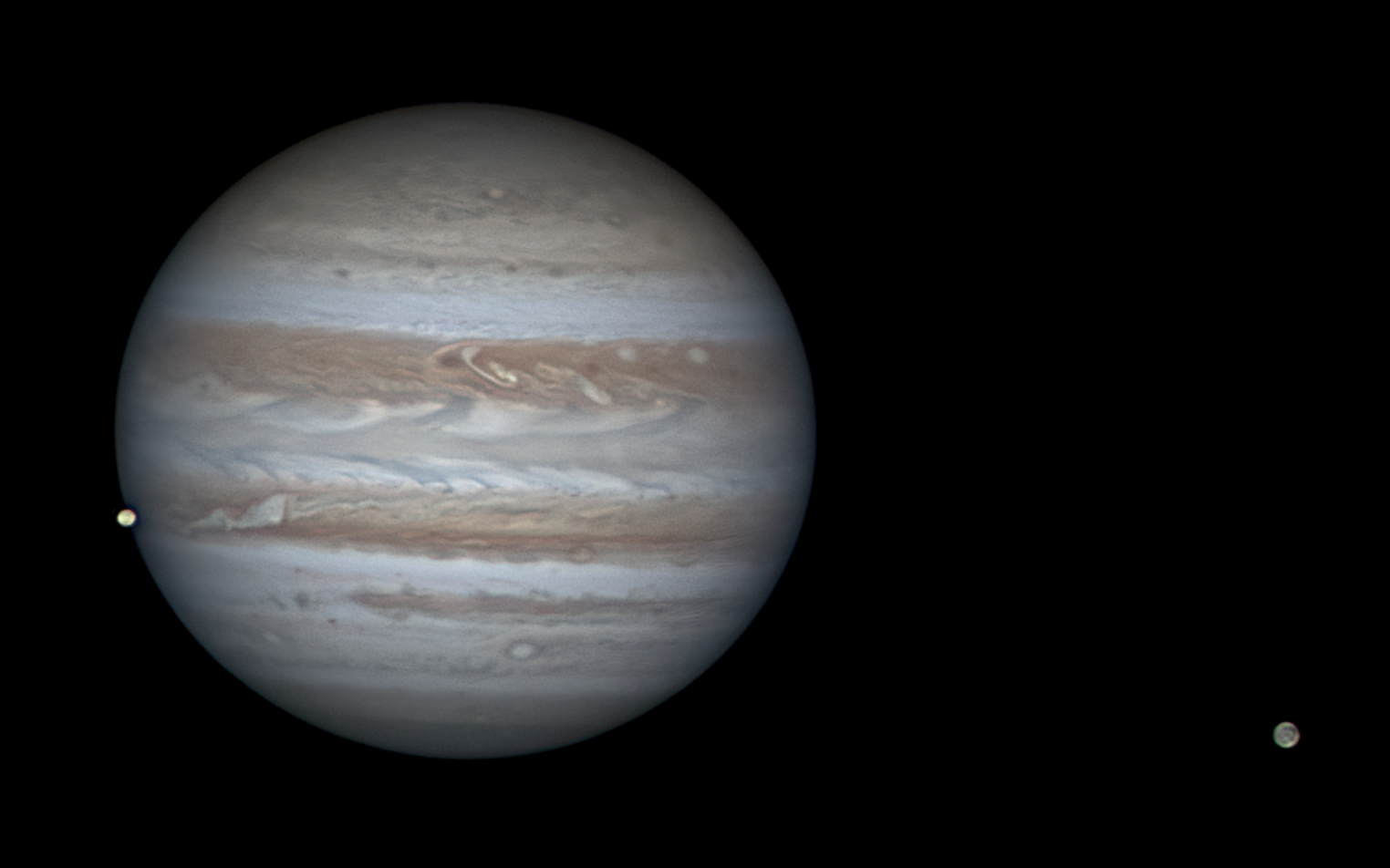 Exploring the wonders of Jupiter along with its moons Io and Ganymede.