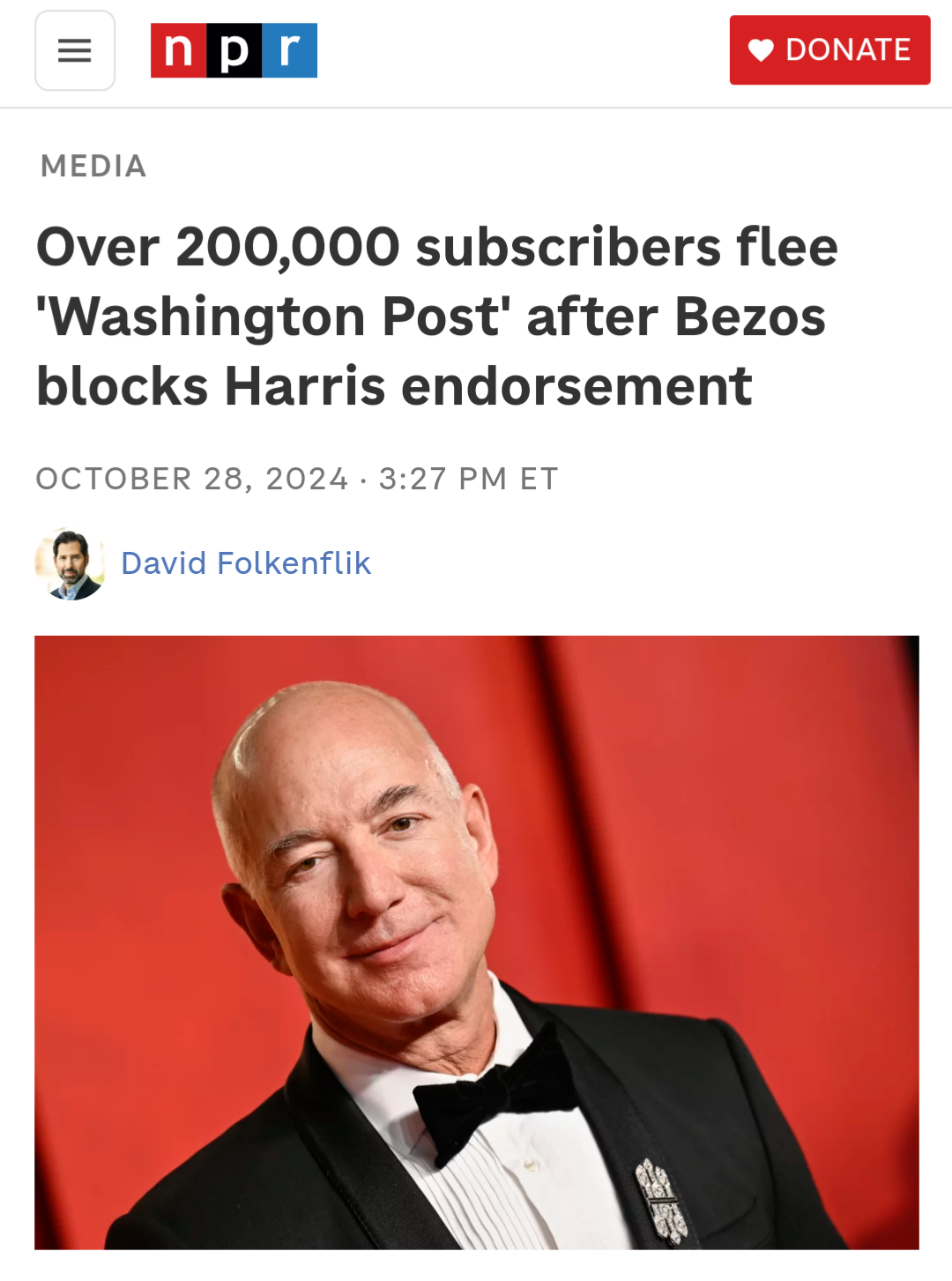 Bezos Finally Faces the Music!