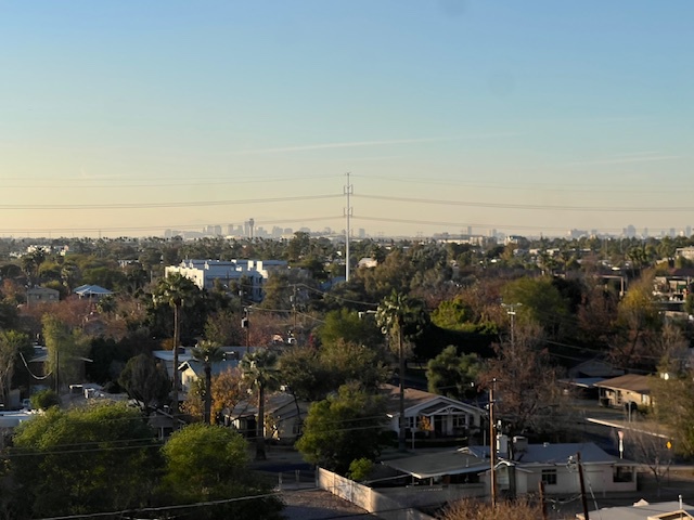 Phoenix Skyline captured on December 30, 2024.