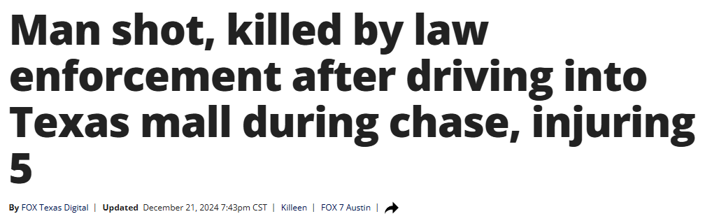 Breaking News: Texas Authorities Execute Suspect After High-Speed Chase