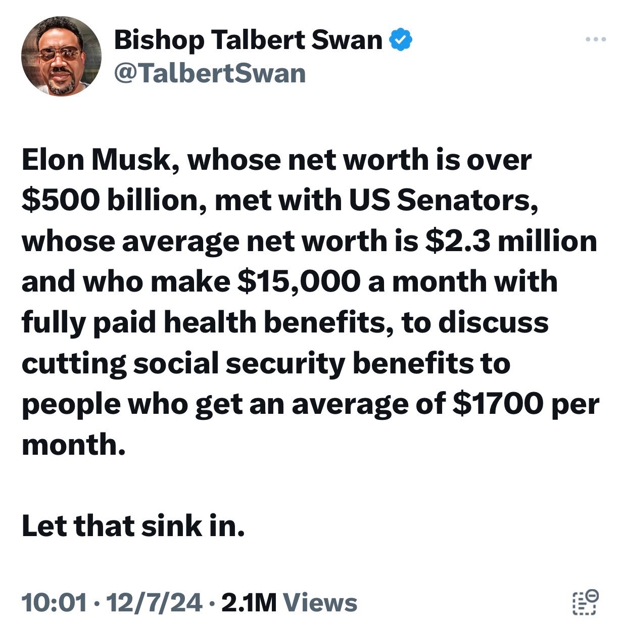 Let’s Allow This to Sink In Already!