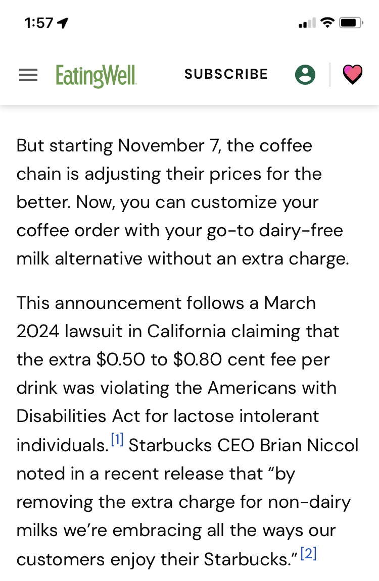 Great news for all you non-dairy alternative lovers at Starbucks!