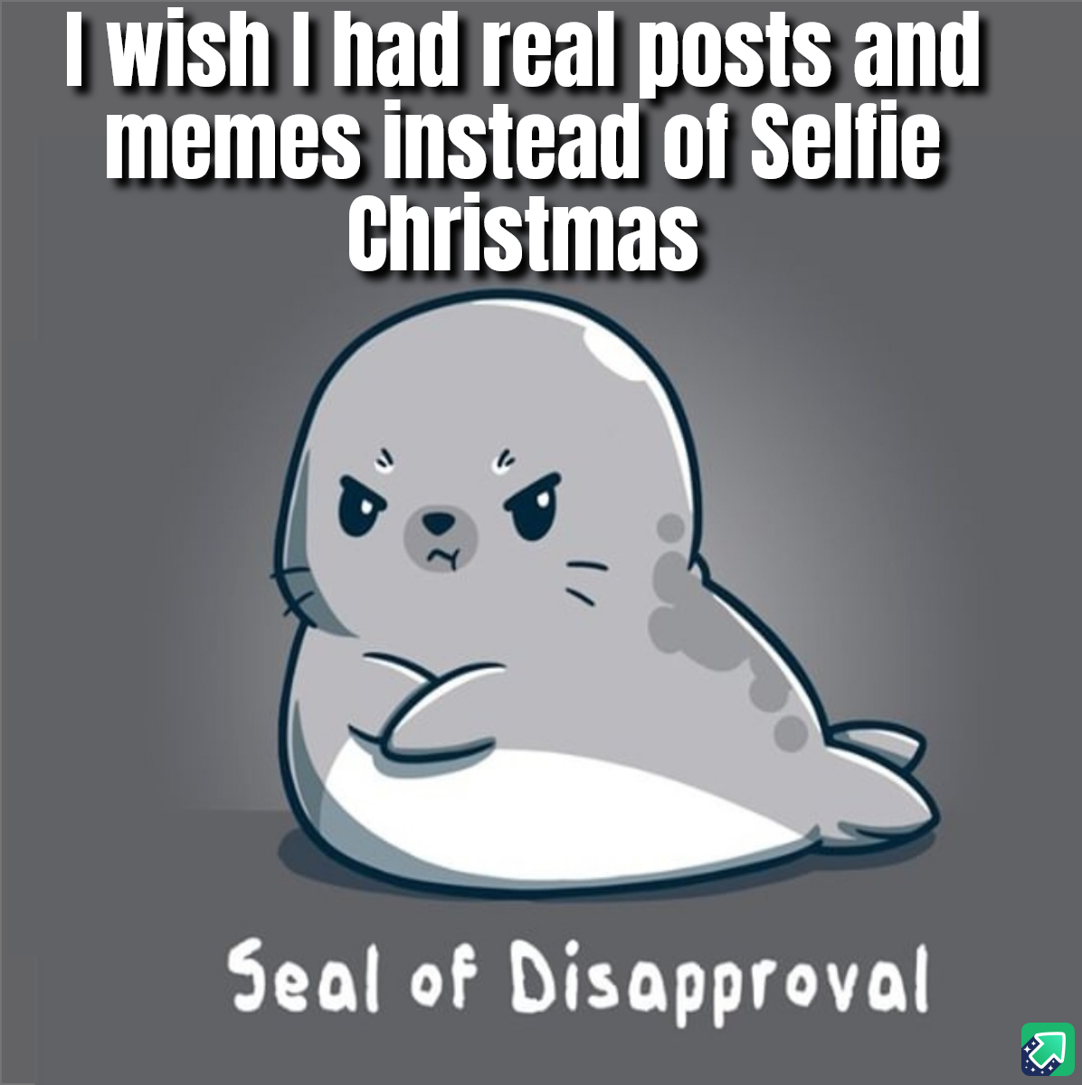 I wish the Selfie Christmas trend would fade; IMGUR should enhance family holidays, not distract from them
